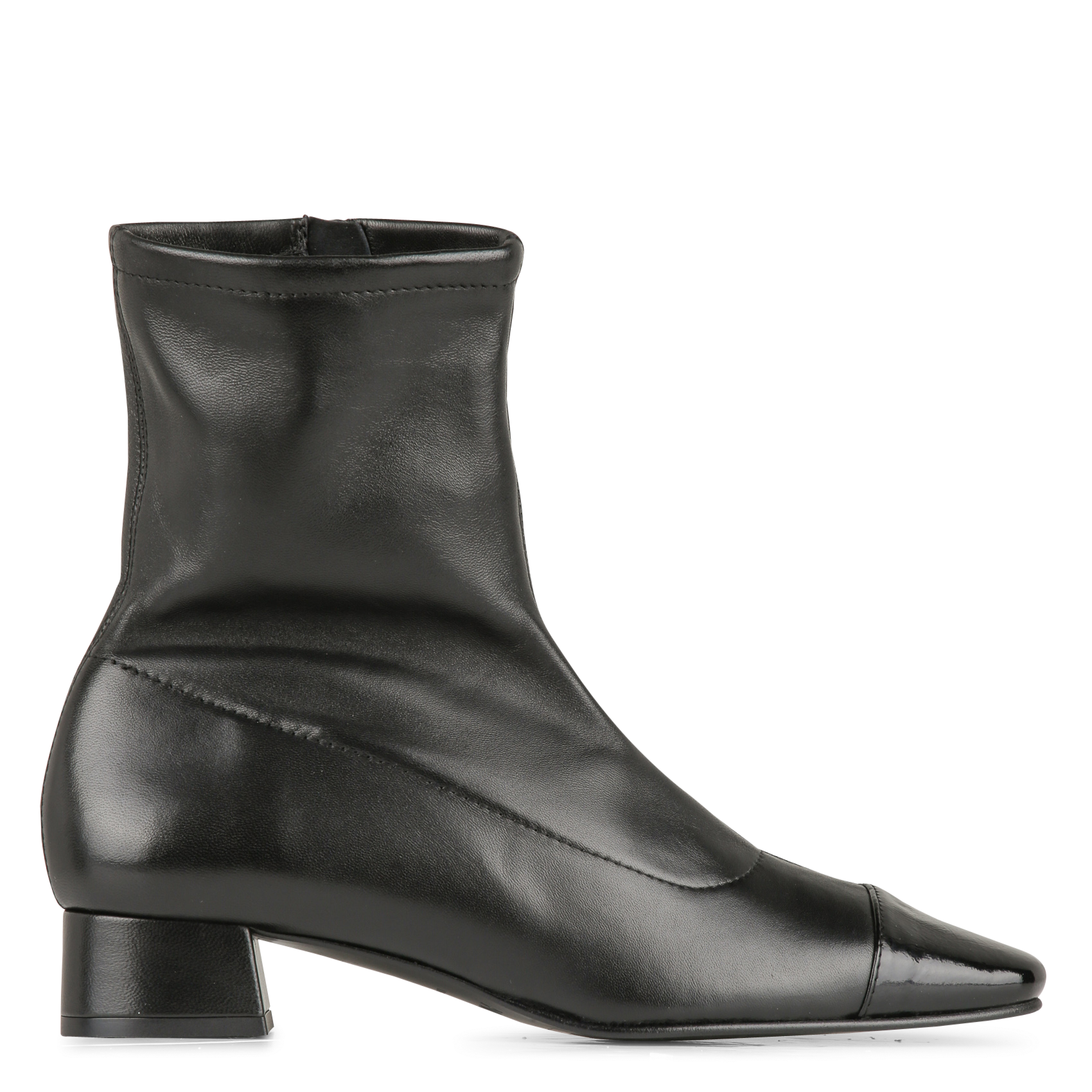 Bottines en cuir AUGUSTA Noir