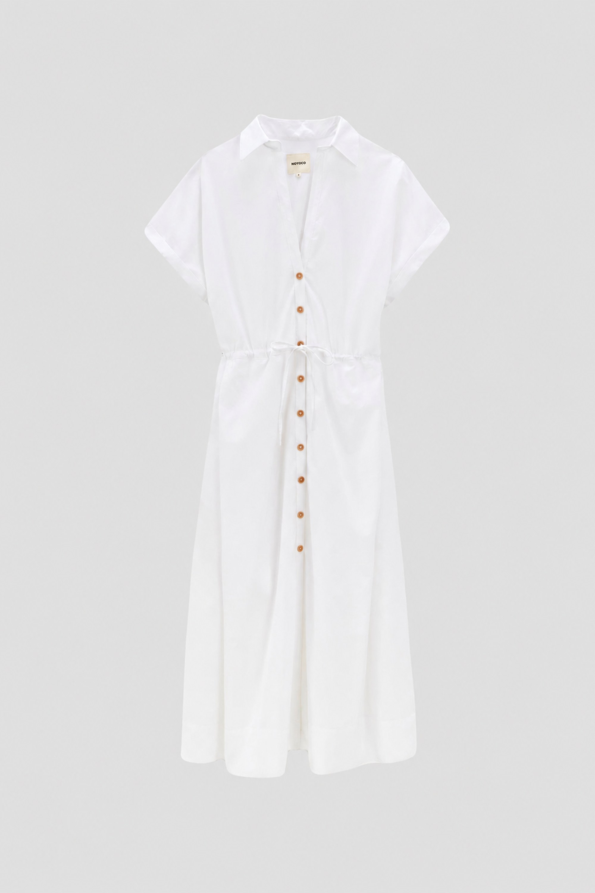 Shirt dress bryne Noyoco White
