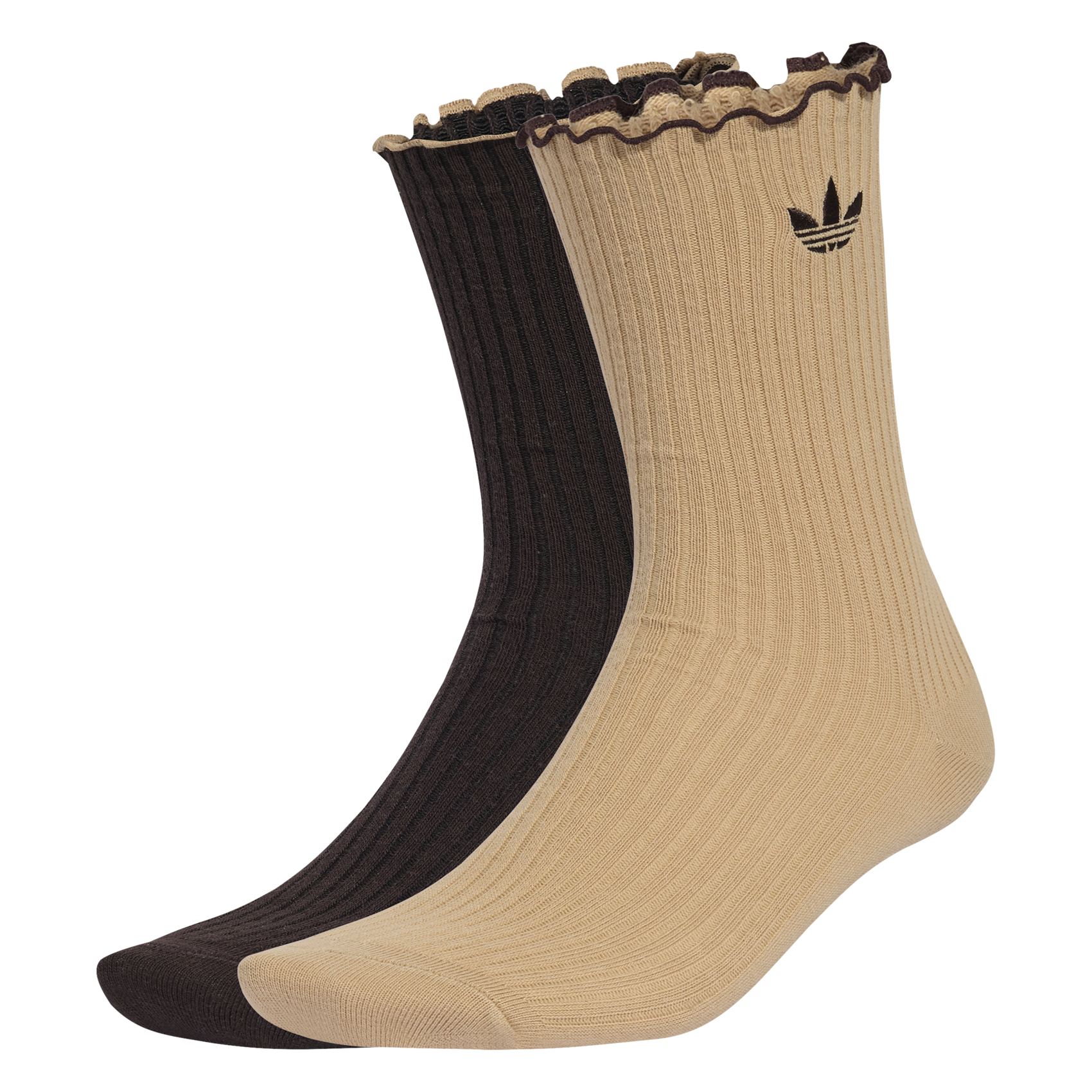 Pack of 2 pairs of cotton-blend socks ADIDAS Beige