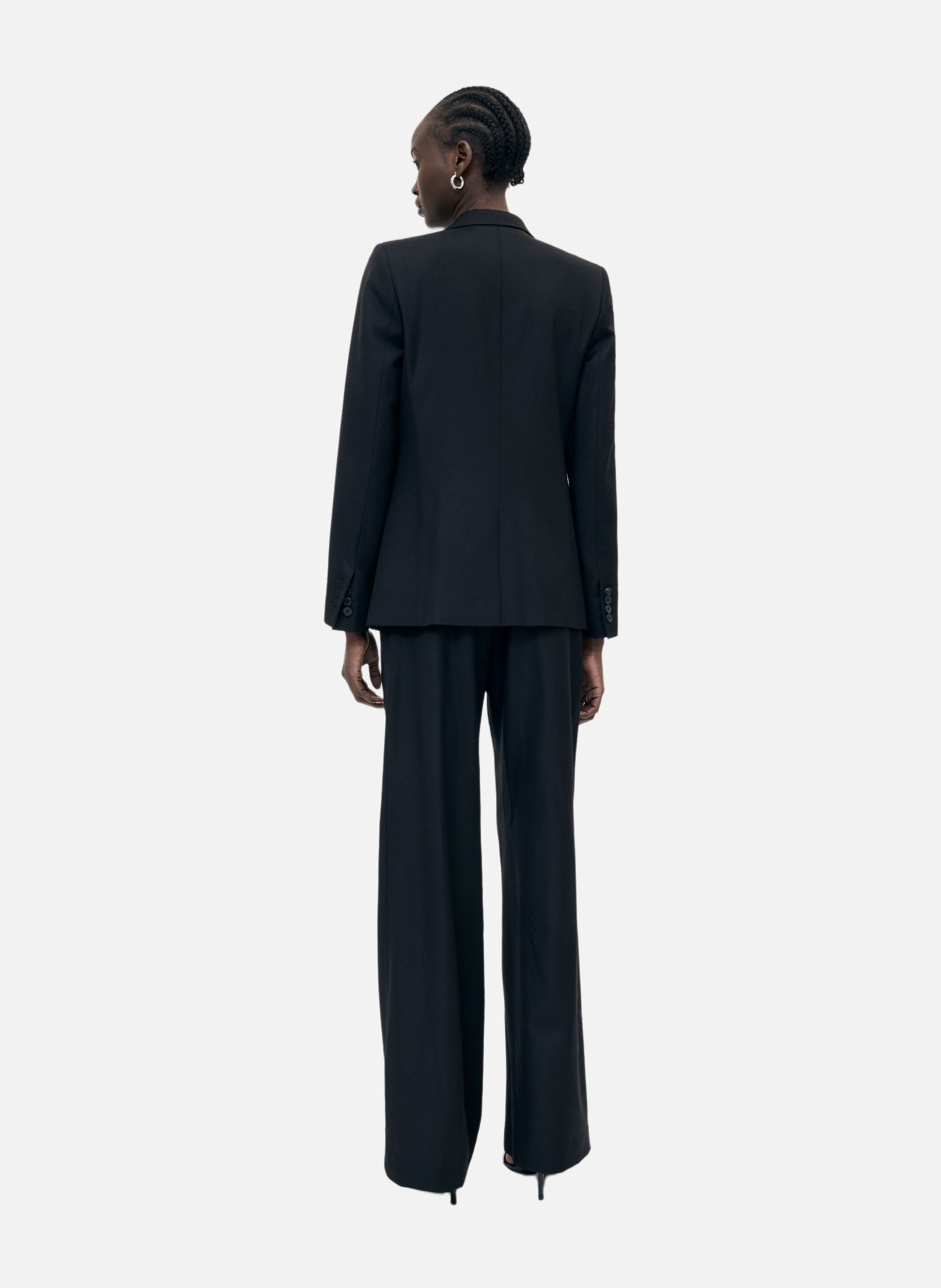 Fitted wool suit jacket THE KOOPLES Black