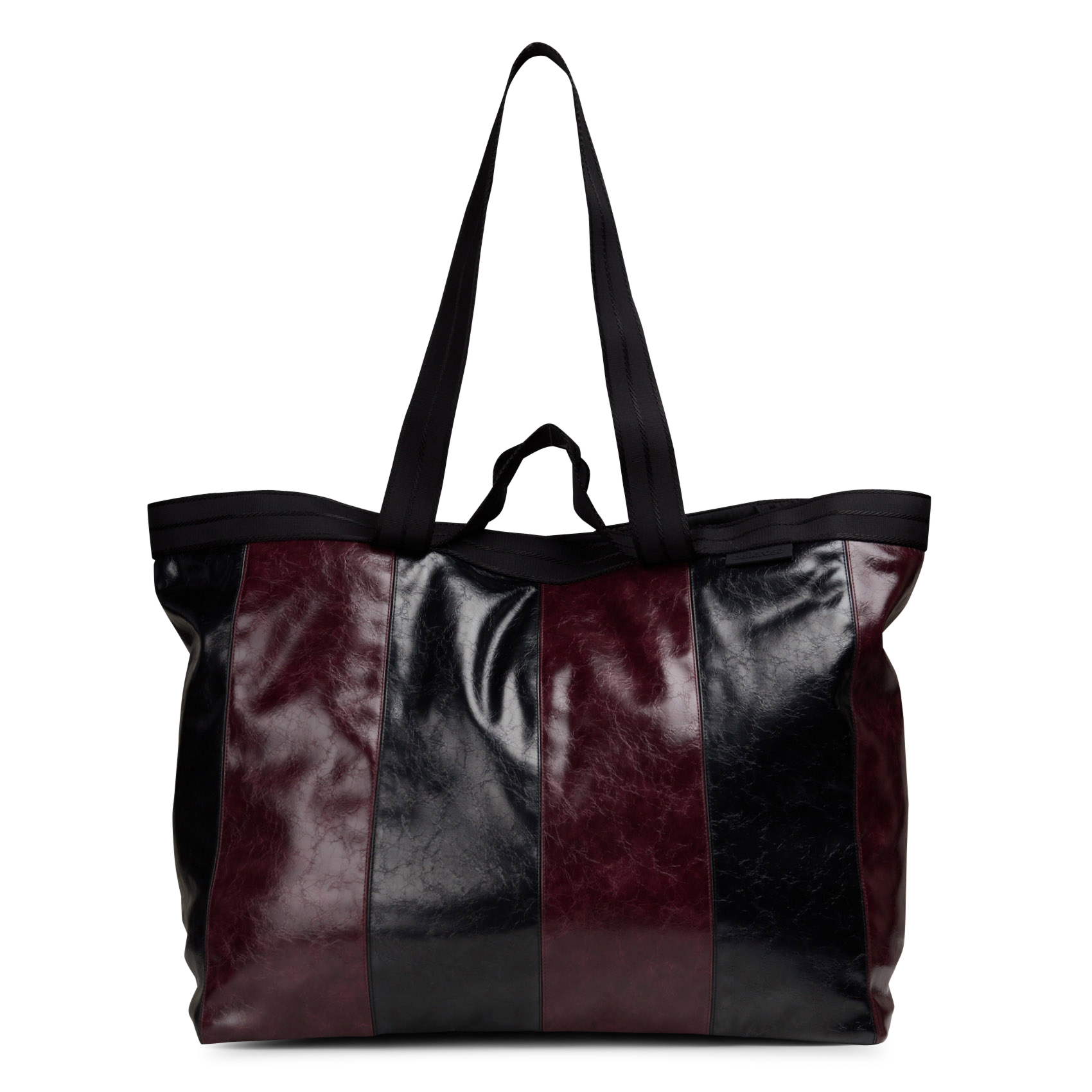 Faux leather shopping bag BELLEROSE Blue