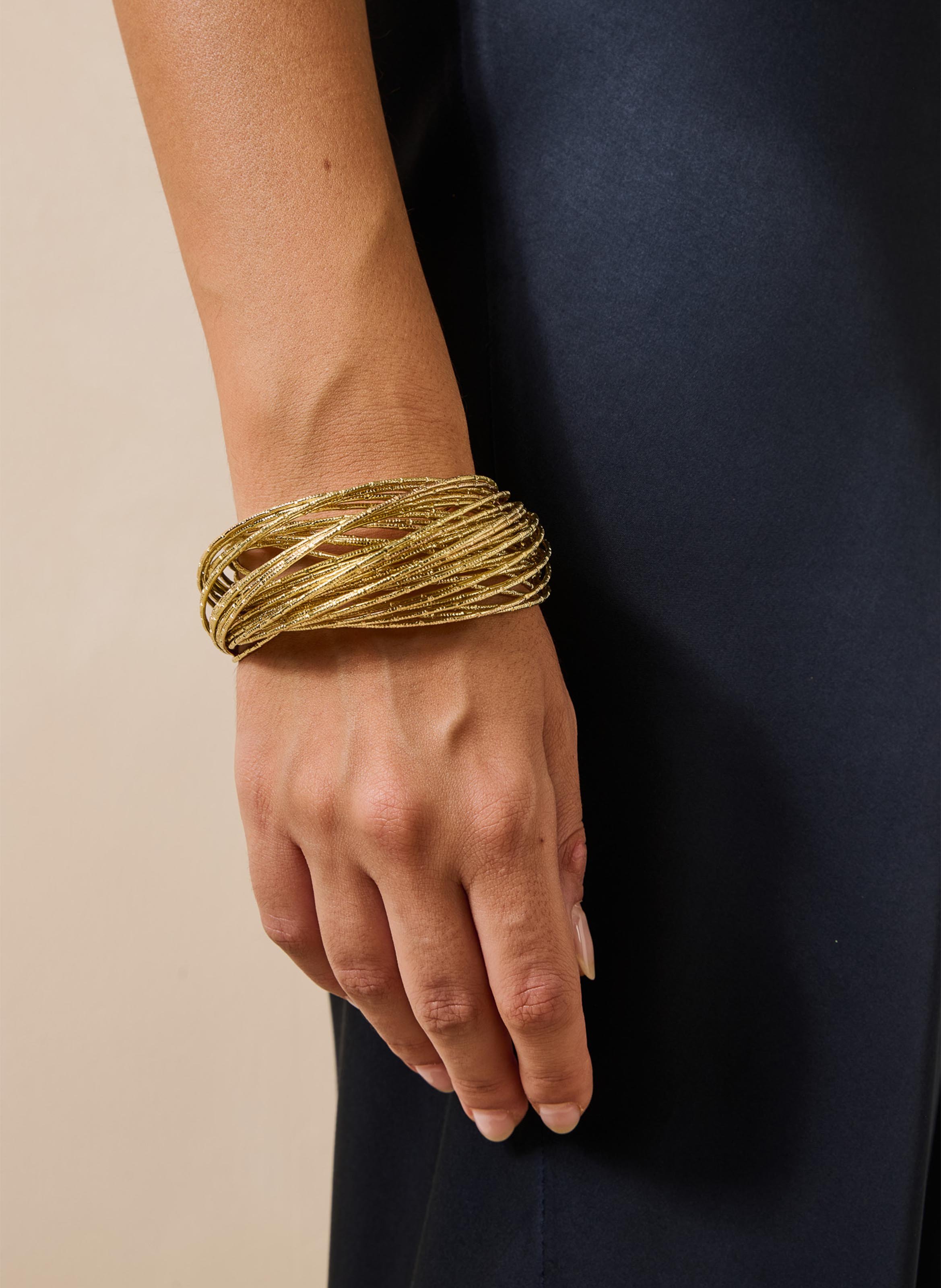 Multi-cuff bracelet LA FEE MARABOUTEE Golden
