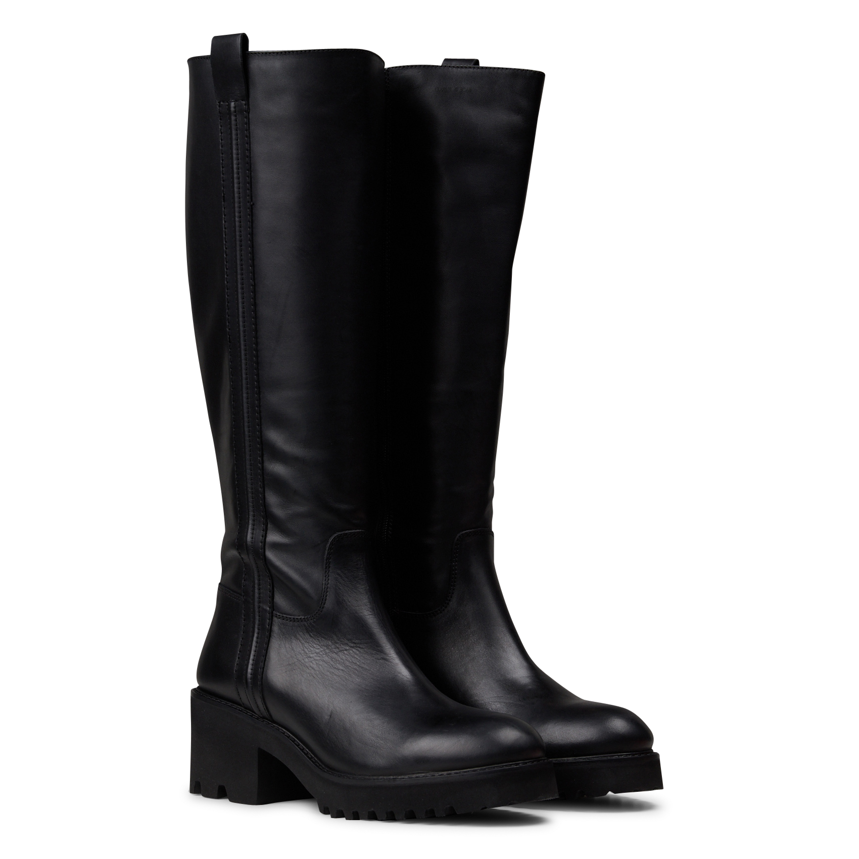 Bottes en cuir suédé MELLOW YELLOW Noir