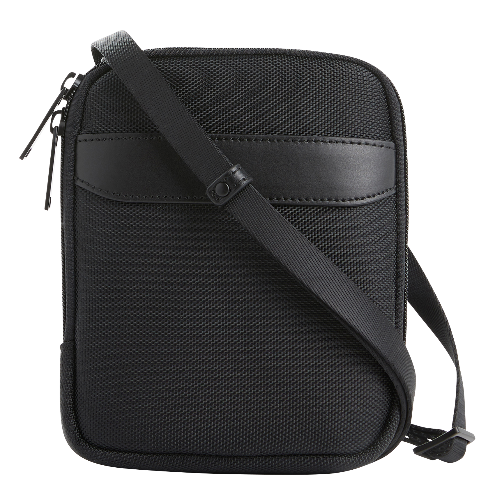 Strukturierte Umhängetasche SAISON 1865 Schwarz