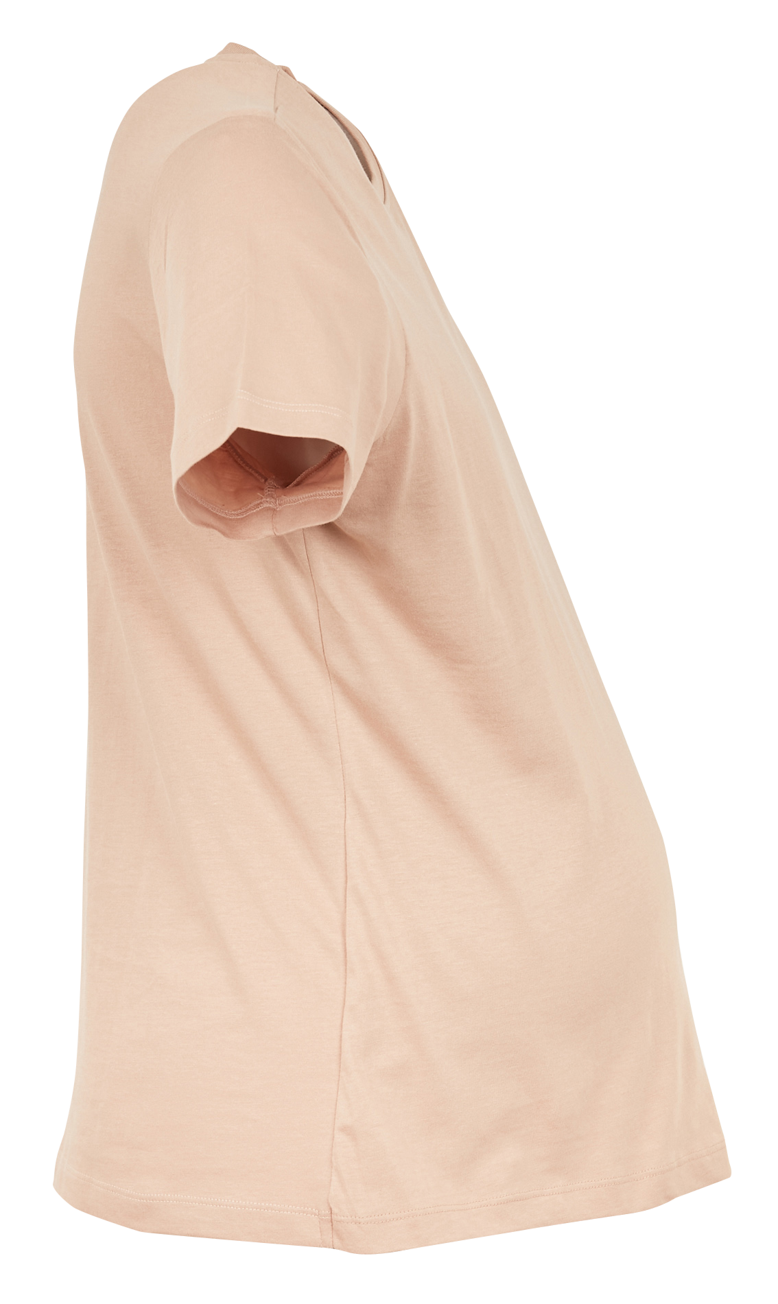 Tee-shirt col rond en coton bio  BOOB Beige