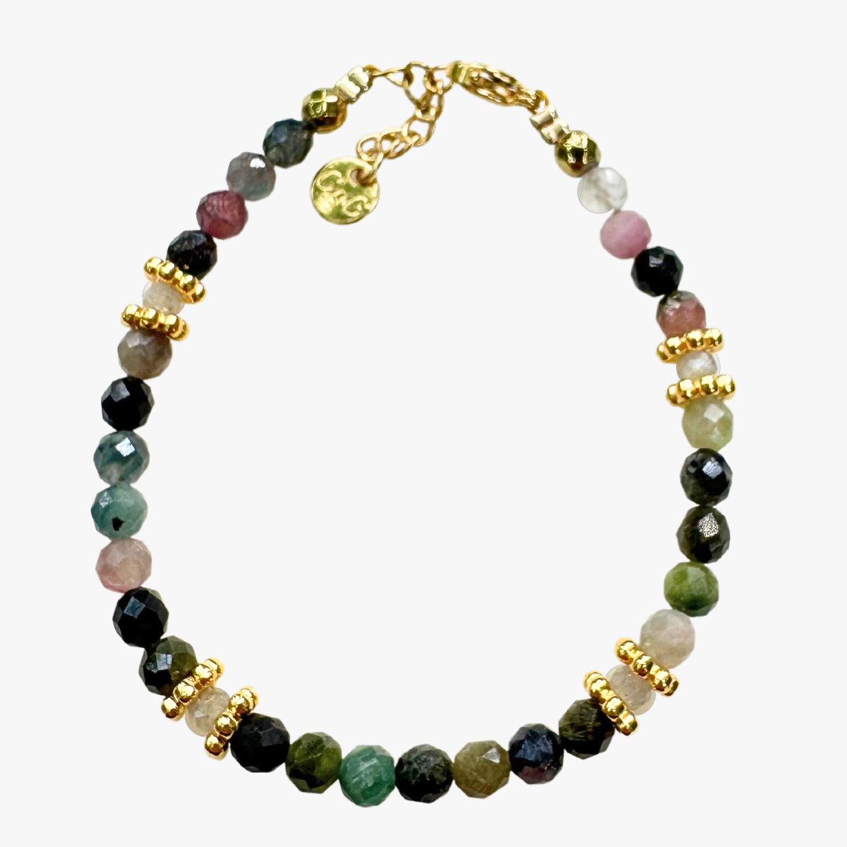 Tourmaline bracelet GINANDGER Blue