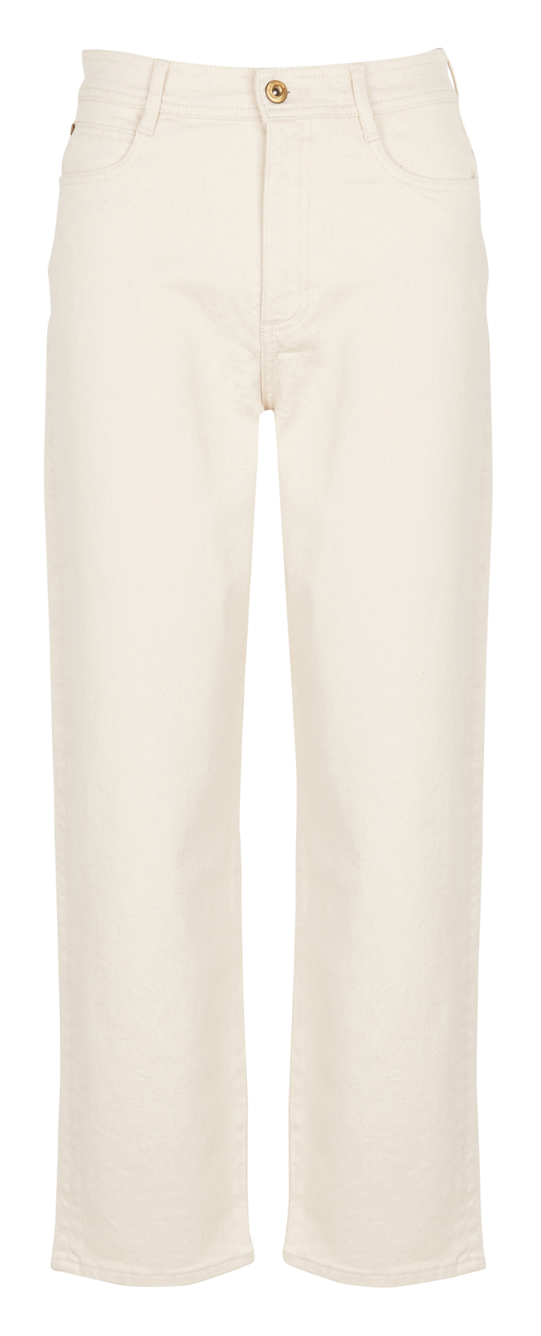 Katoenen mom-fit jeans SESSUN Beige