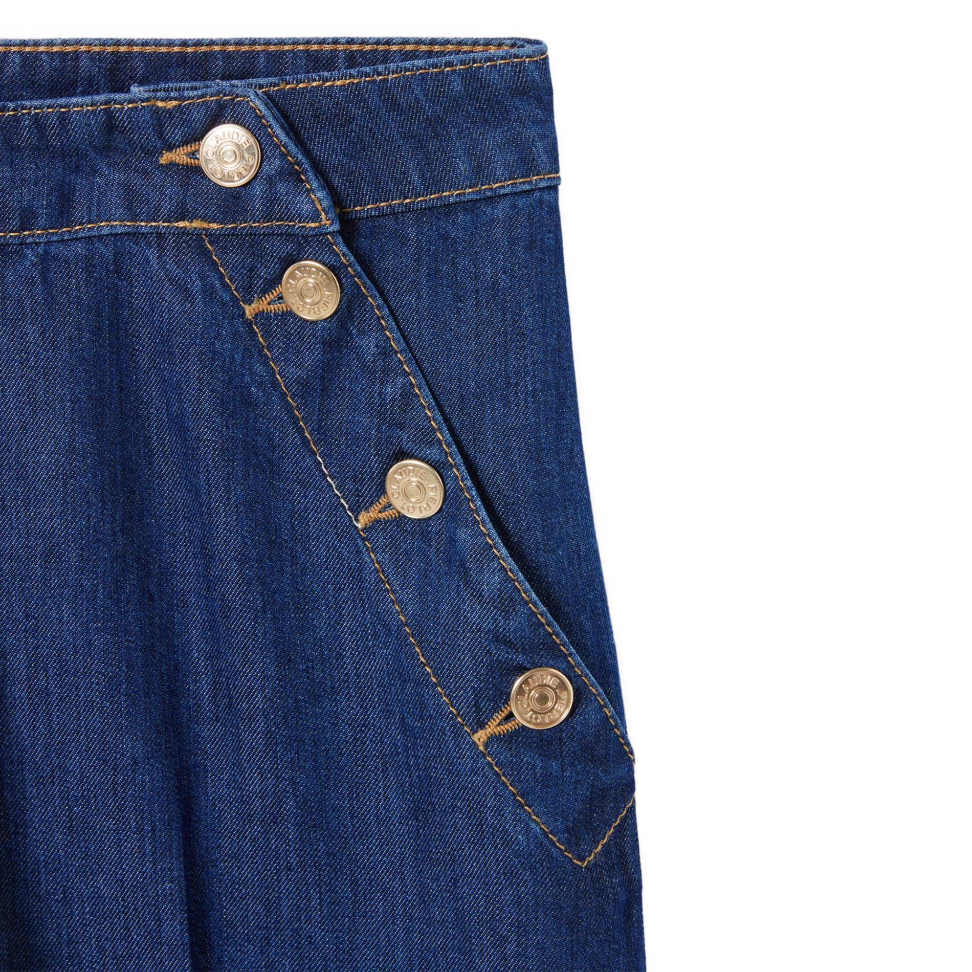 Jean à pont large  CLAUDIE PIERLOT Bleu