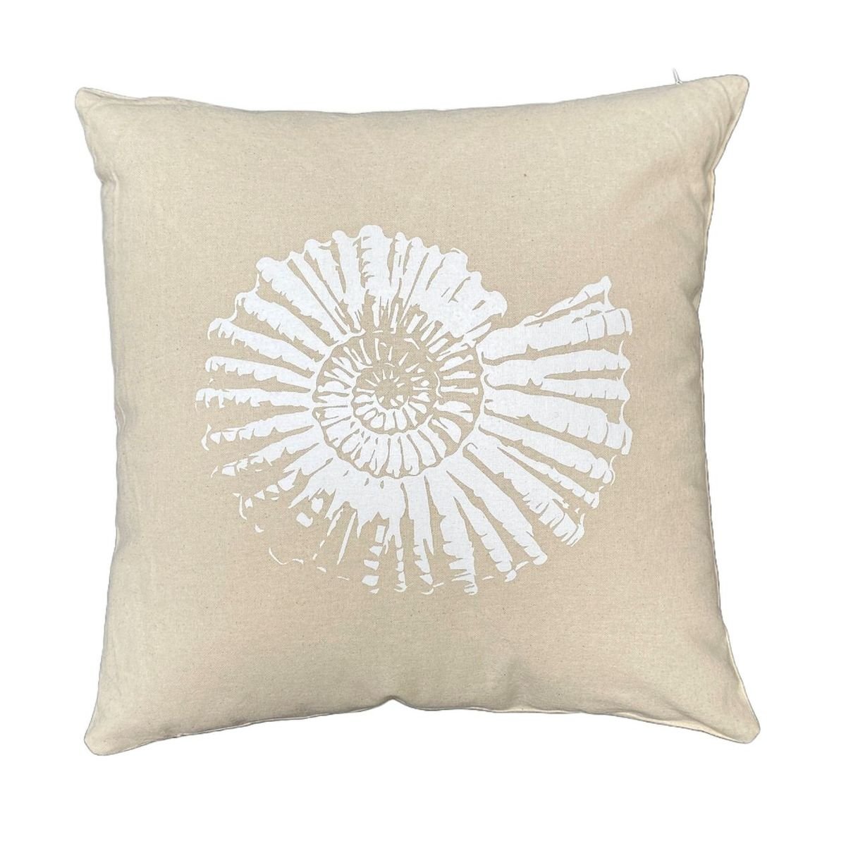 Square printed cotton cushion TODAY LINGE DE MAISON White