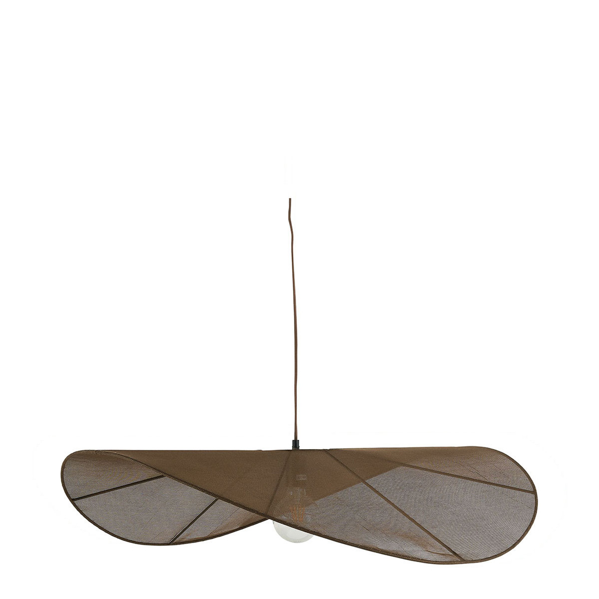 Suspension tissage et métal BLANC D'IVOIRE Beige