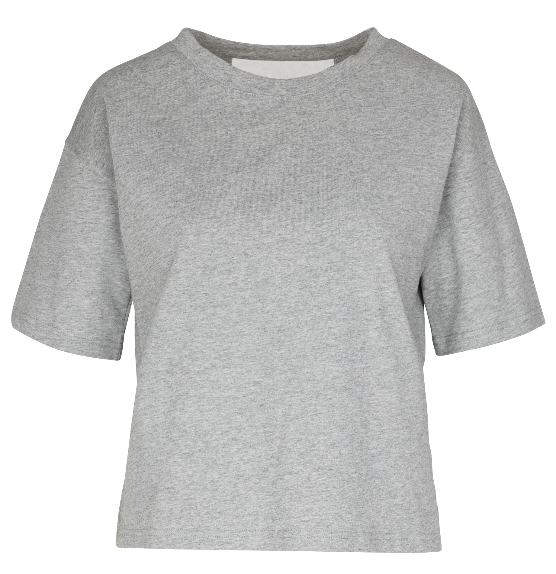 Round-neck organic cotton T-shirt SUNCOO Grey