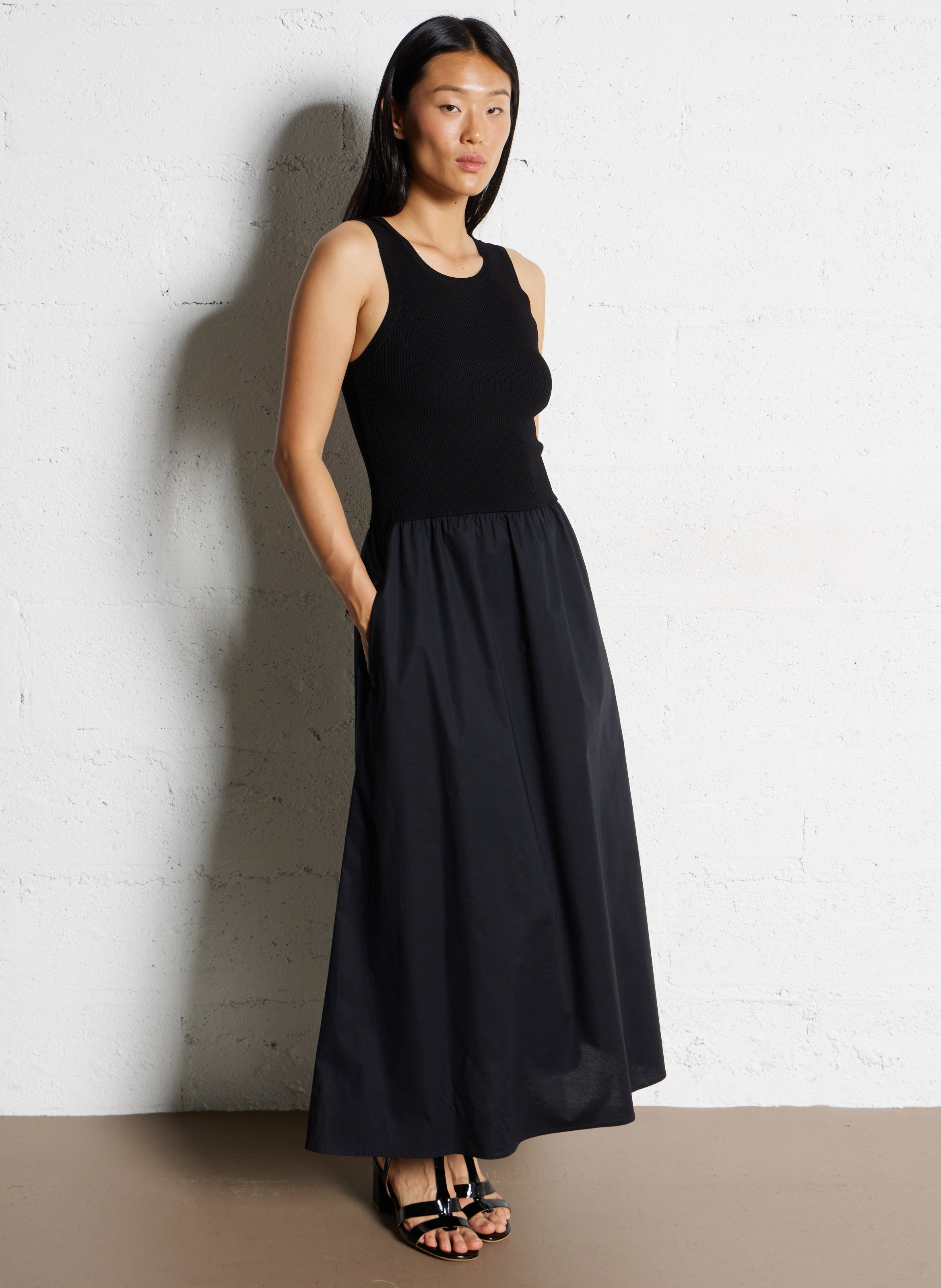 Sandalias altas de ante COSMOPARIS Negro