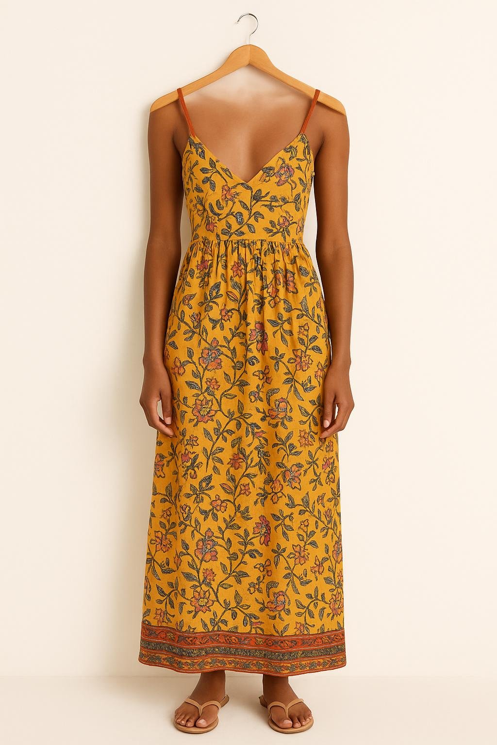 Long dress LOUISE MISHA - Seconde Main Yellow