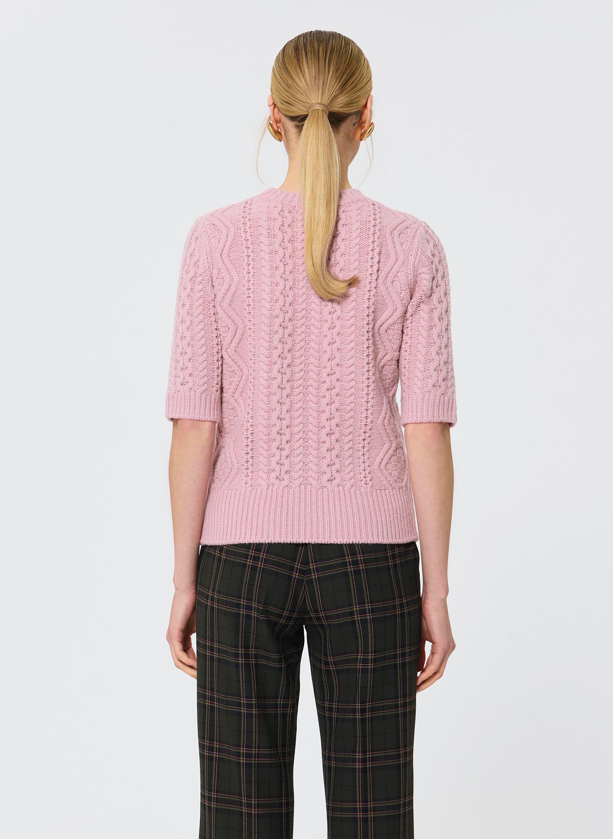 Pull col rond en laine TARA JARMON Beige