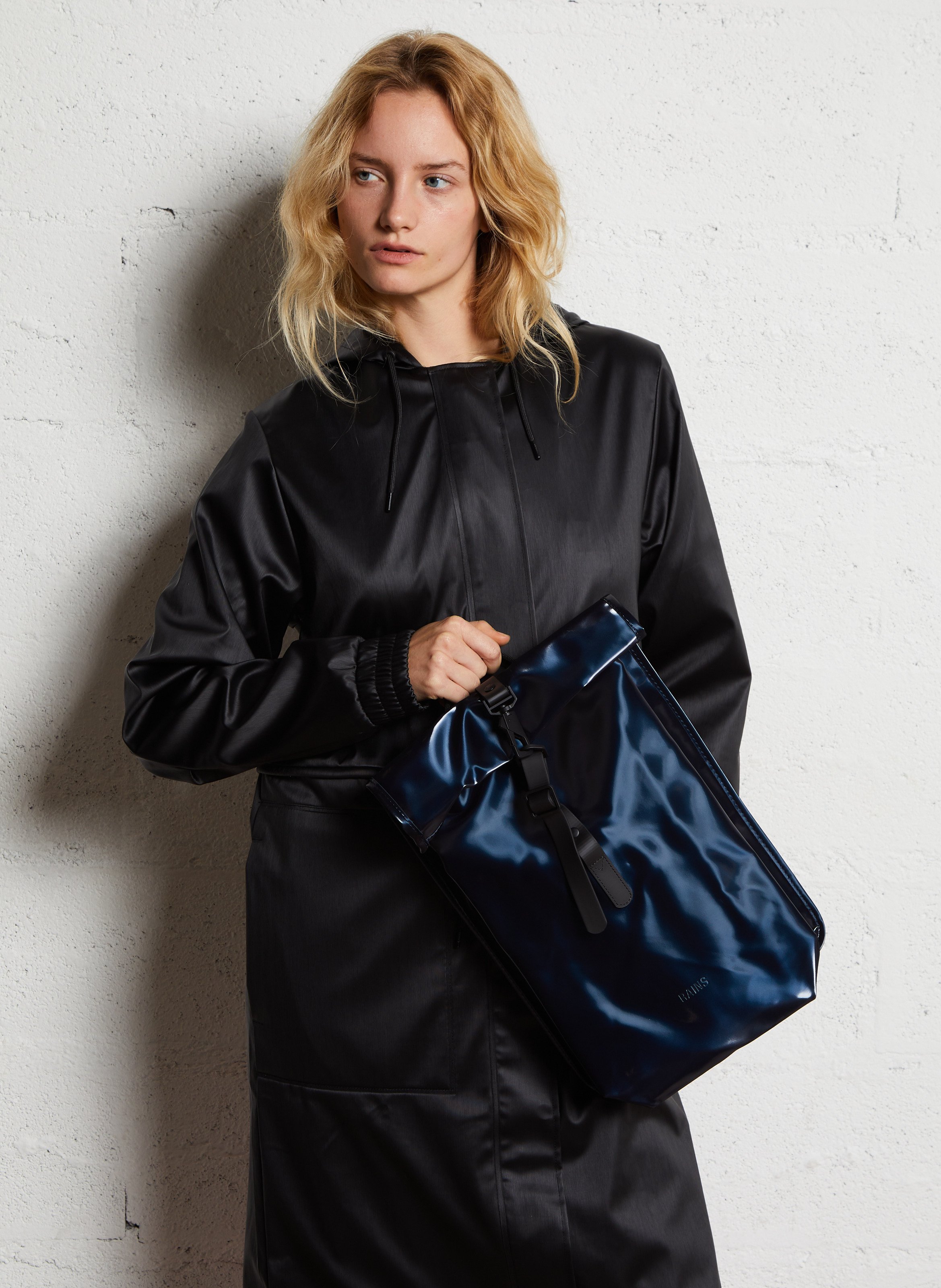 Waterproof backpack RAINS Blue