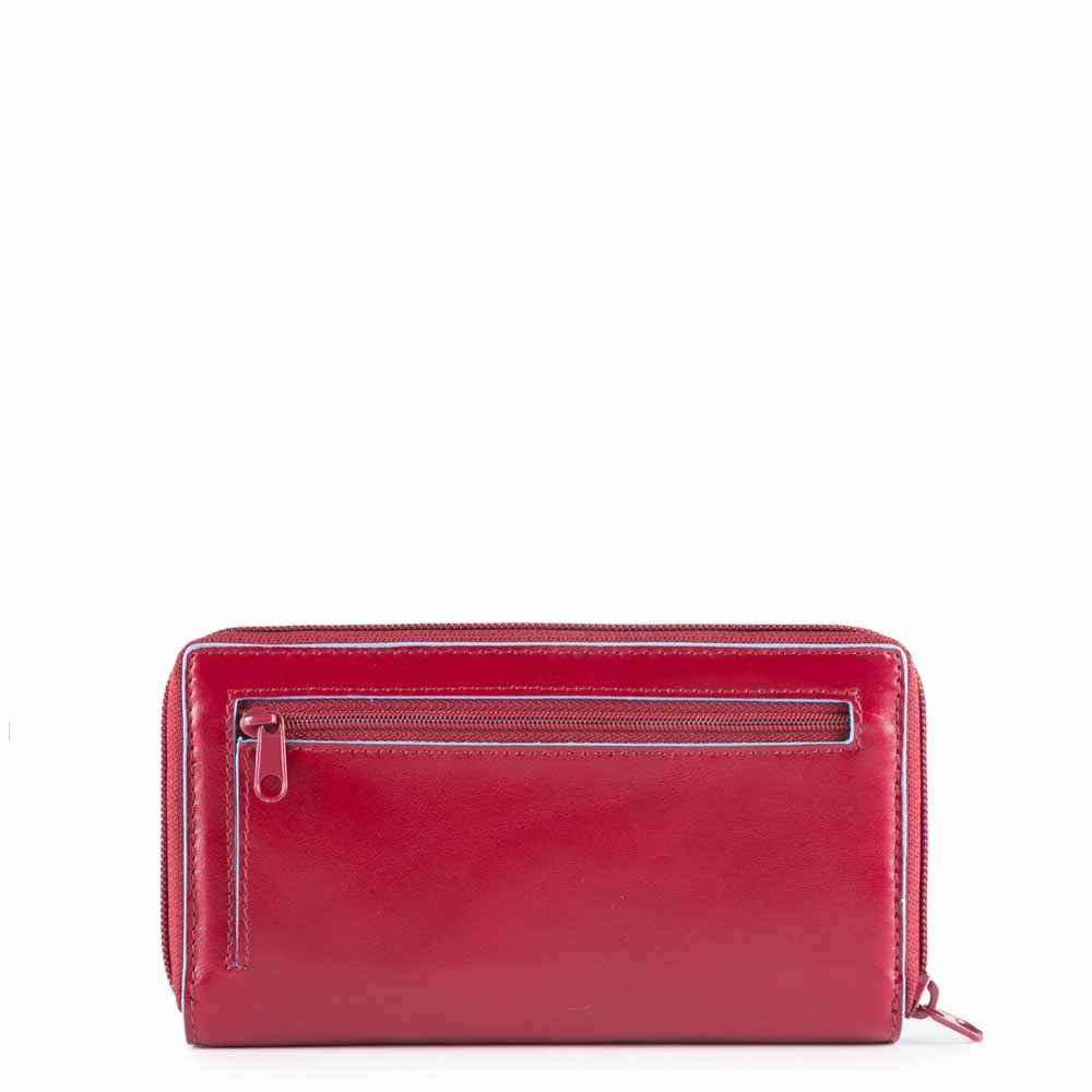 Babylon leather wallet PIQUADRO Red