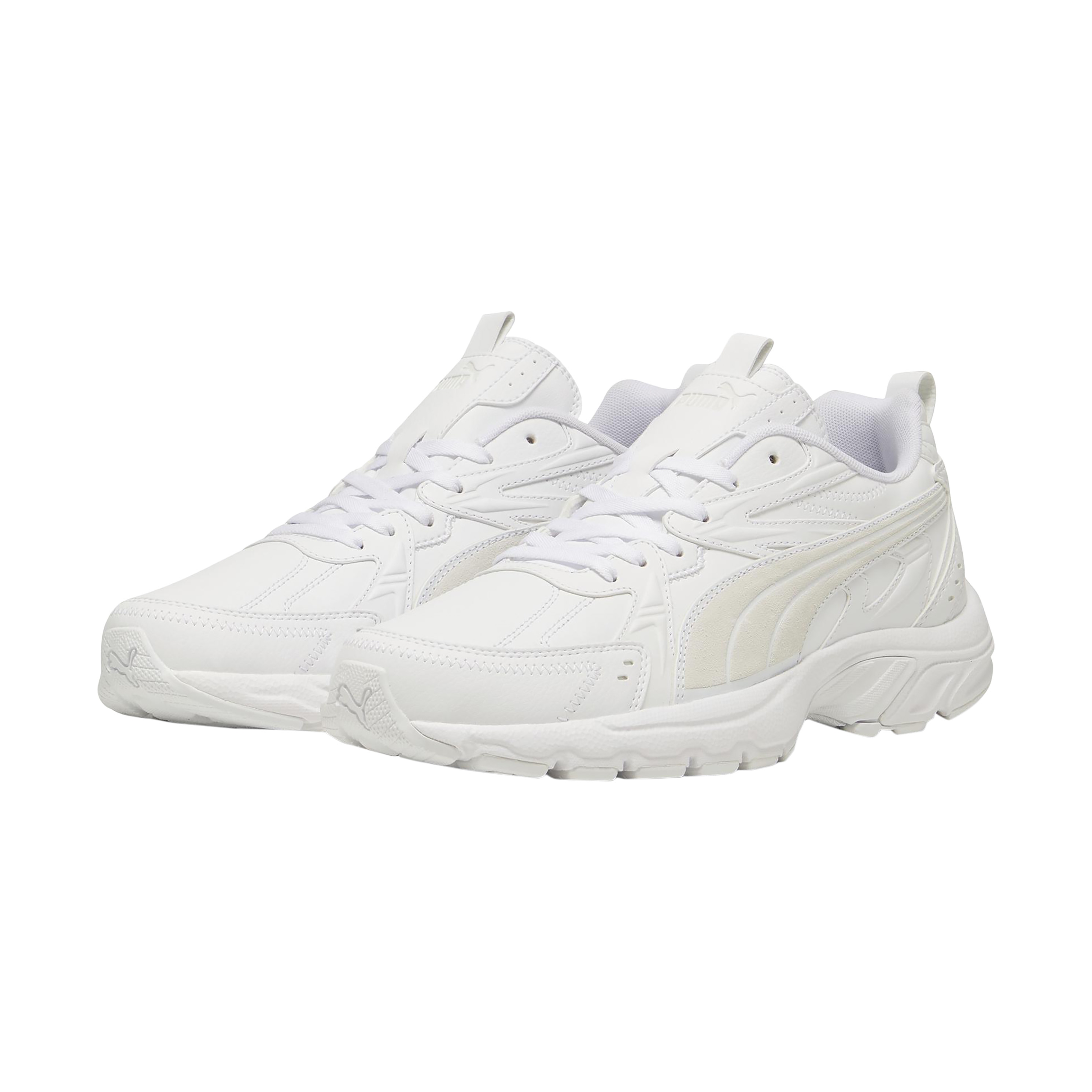 Low leather sneaker milenio tech L PUMA White