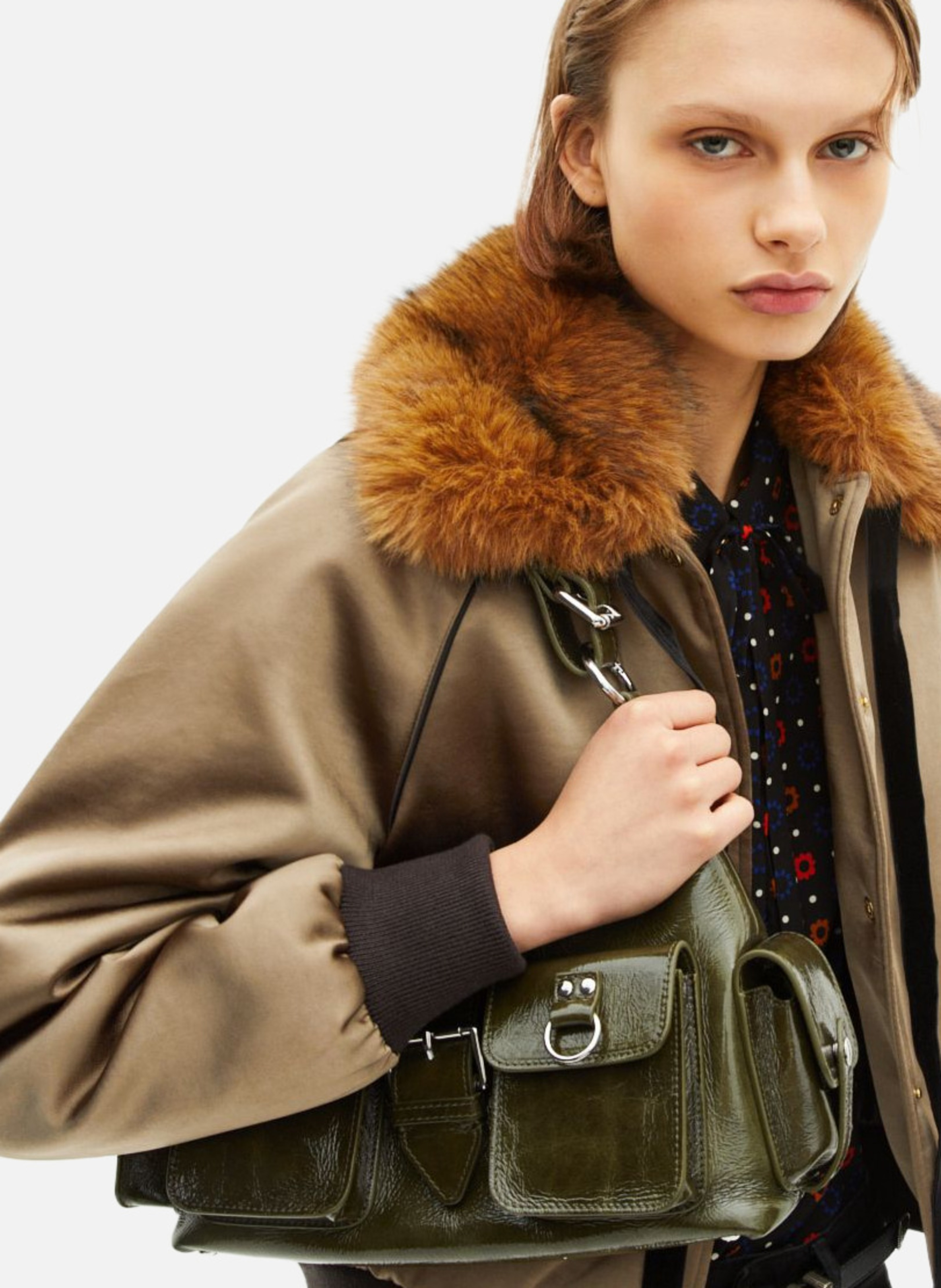 Satin jacket THE KOOPLES Green