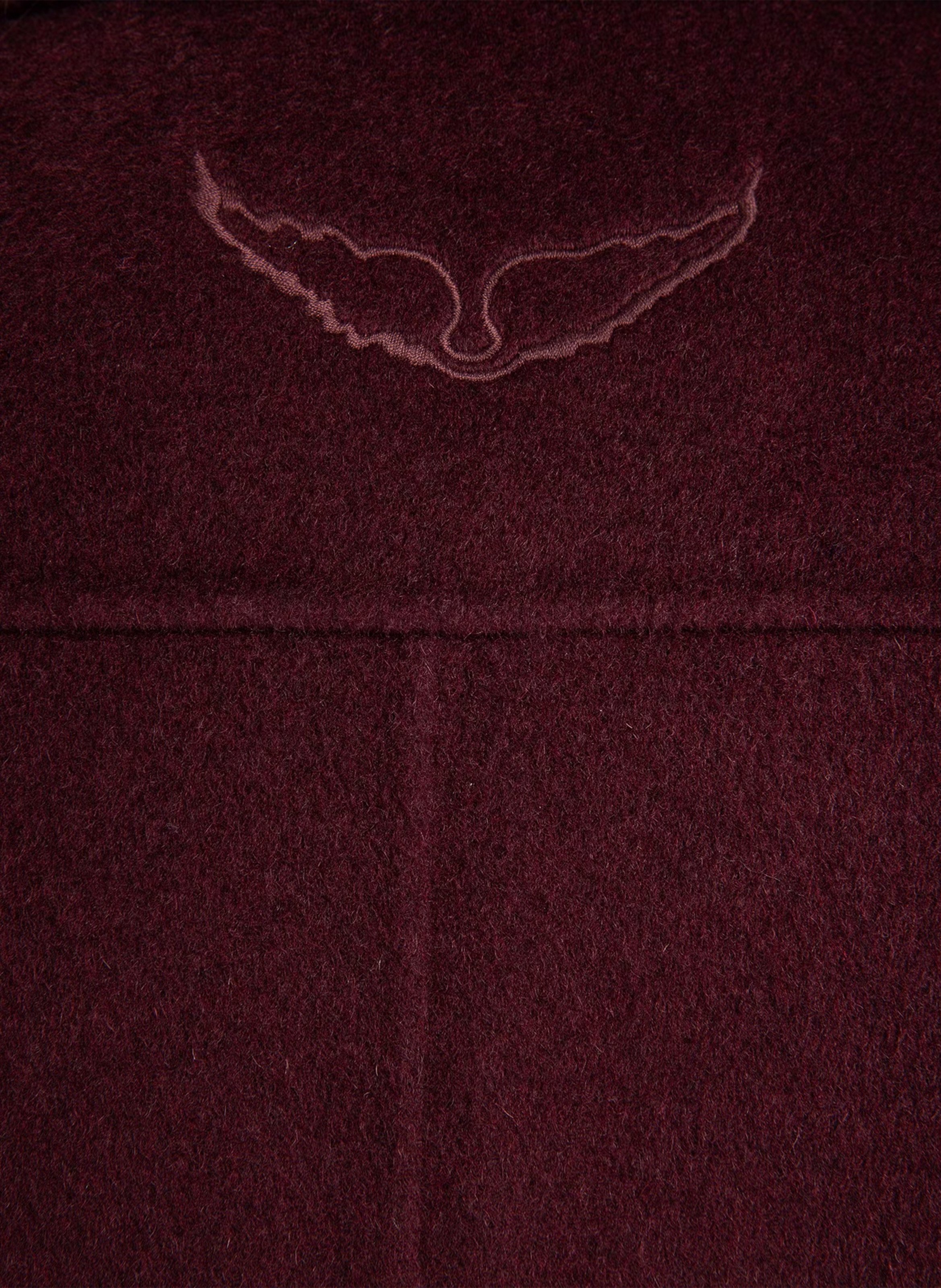 Blouson col classique en laine mélangée ZADIG&VOLTAIRE Violet