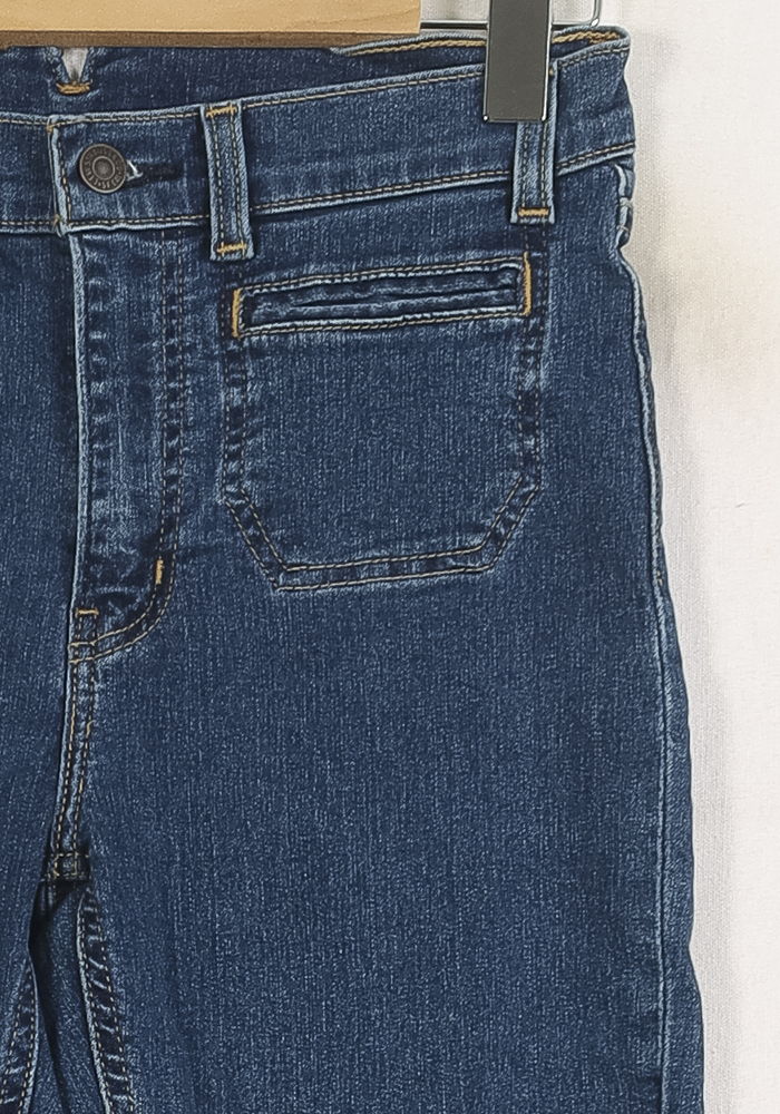 Cropped slim jeans with studs LEVI'S - Seconde main Blue