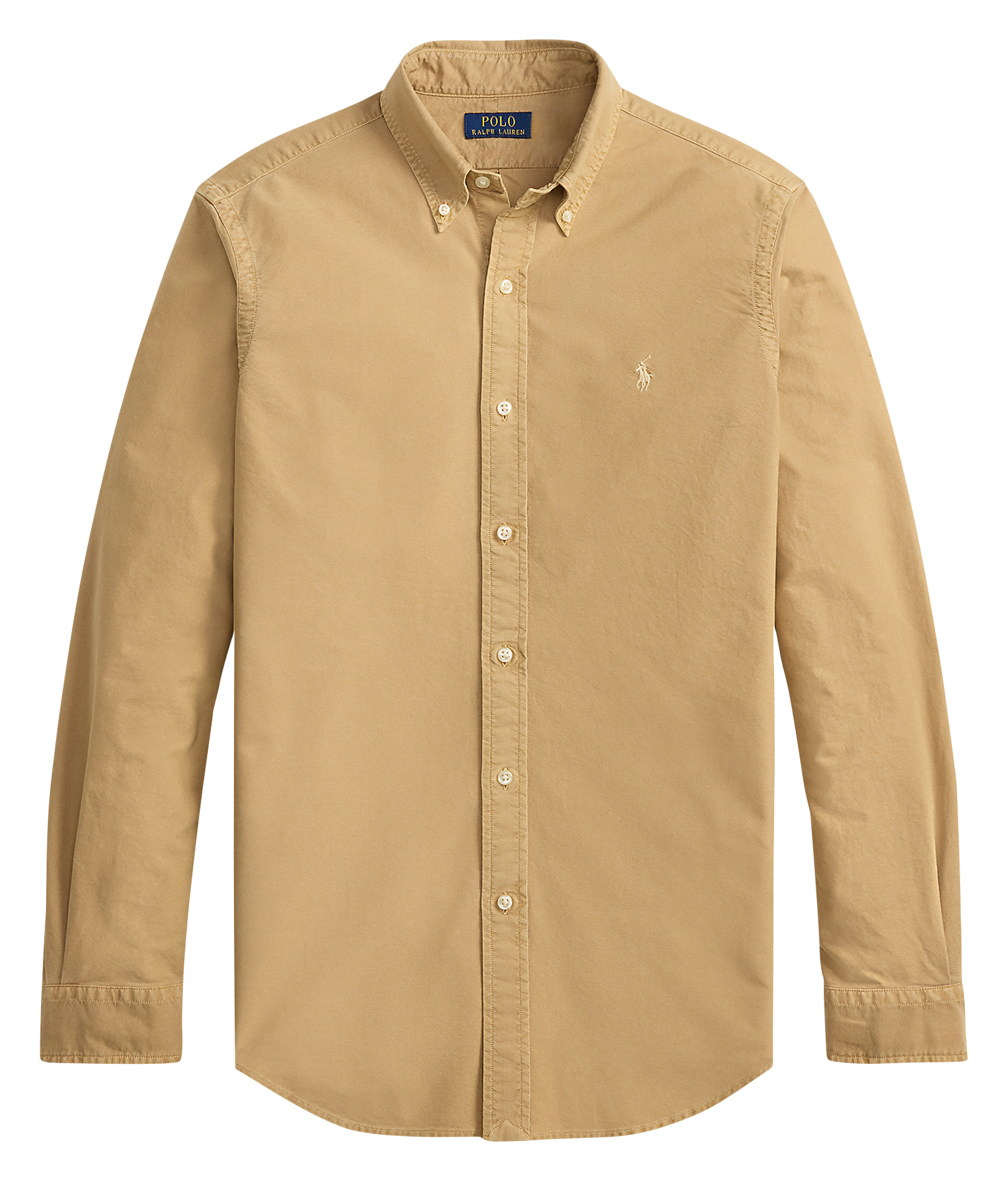 Baumwollhemd mit klassischem Kragen POLO RALPH LAUREN Beige