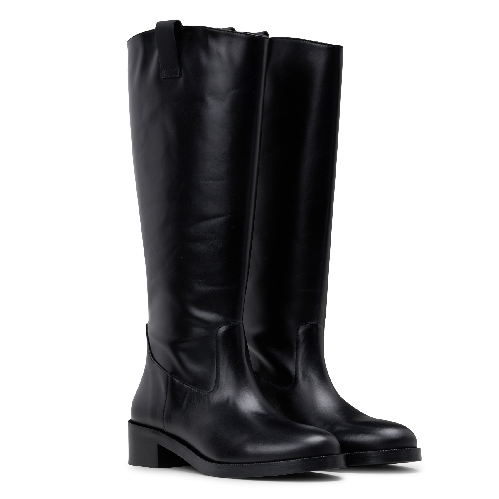 Lederstiefel BOBBIES Schwarz