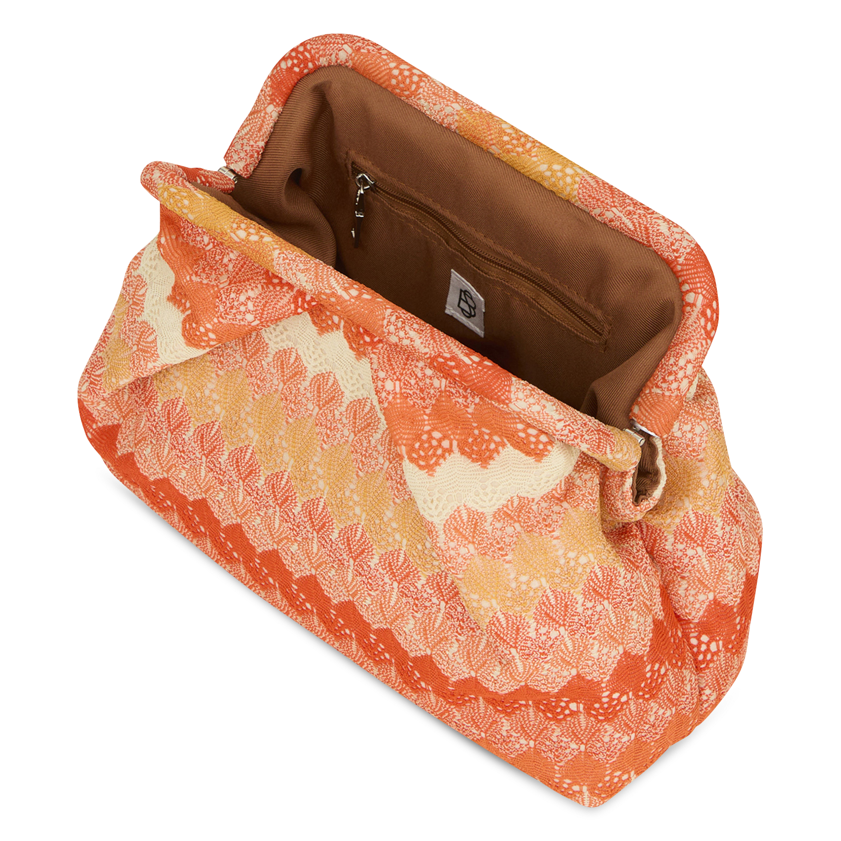 Lace clutch bag BECKSONDERGAARD Red