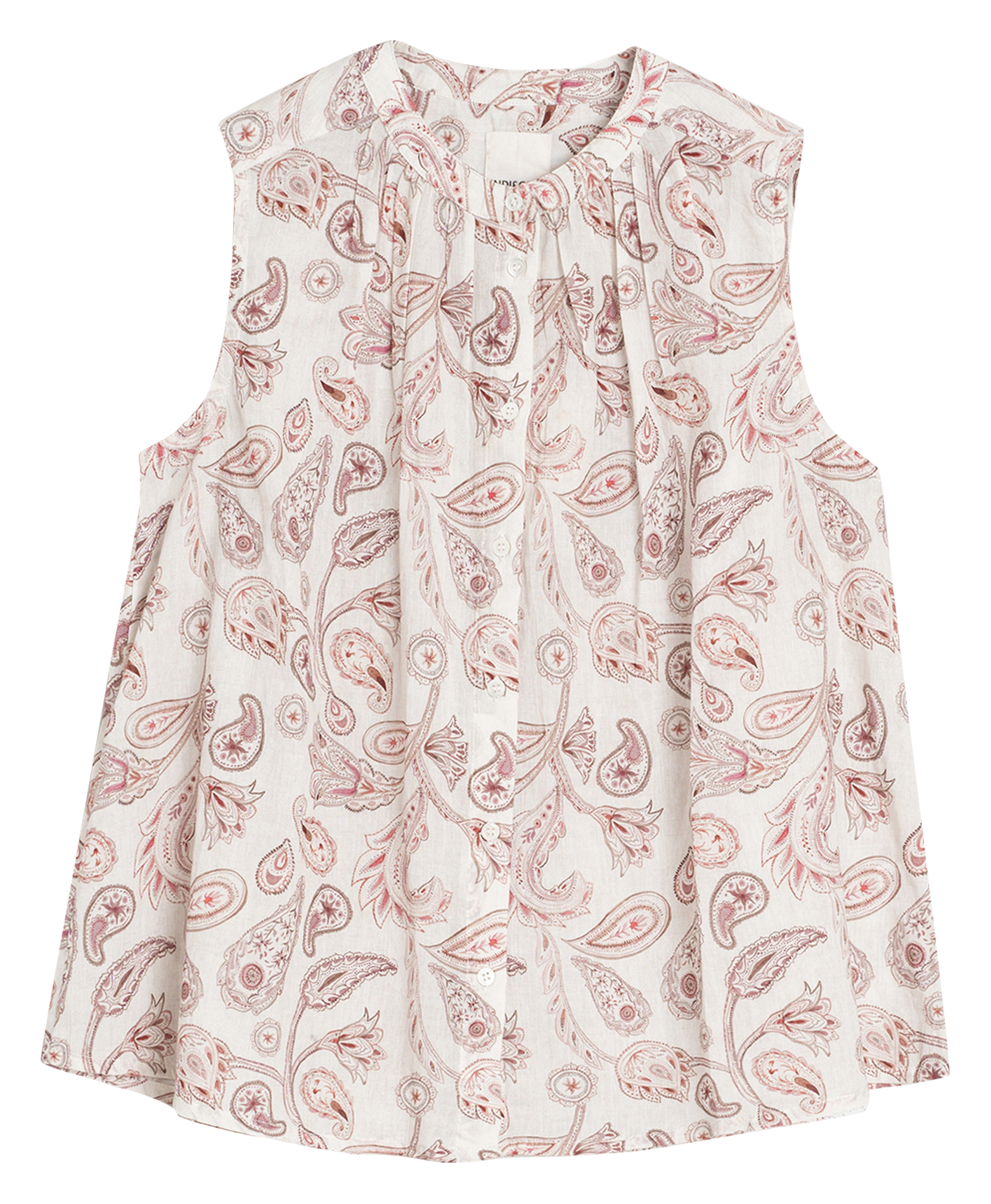 Ärmelloses bedrucktes Top INDI & COLD Rosa