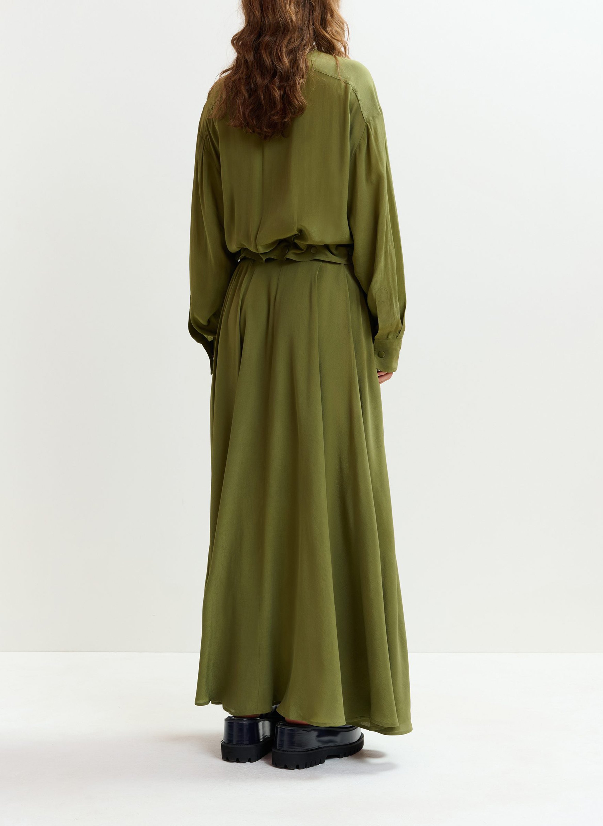 Combishort oversize col classique ESSENTIEL ANTWERP Vert