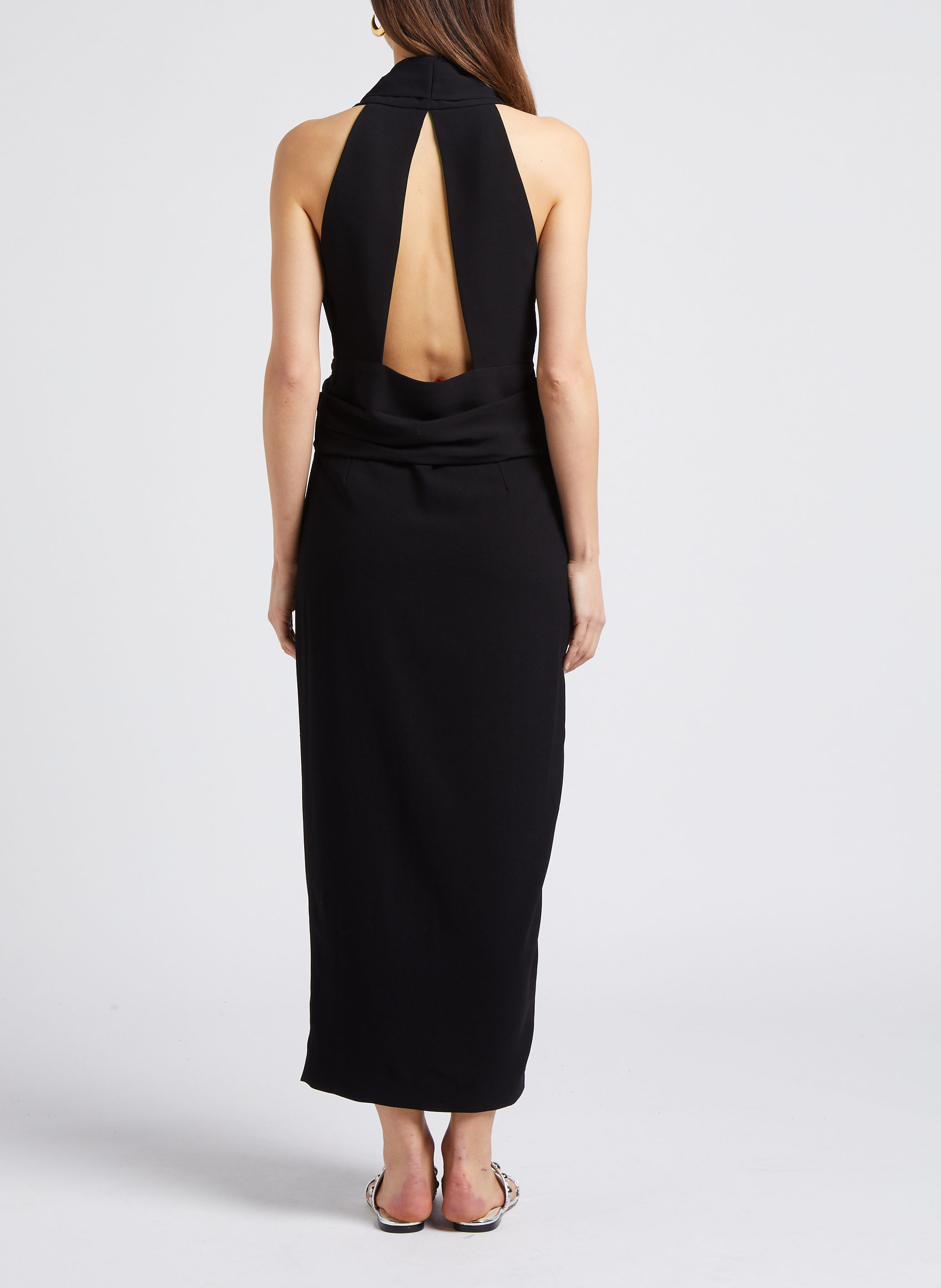 Jupe longue crayon fendue  IRO Noir