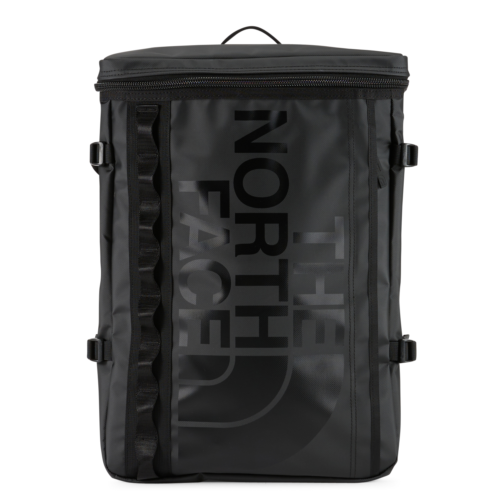 Zaino con zip monocolore con logo THE NORTH FACE Nero