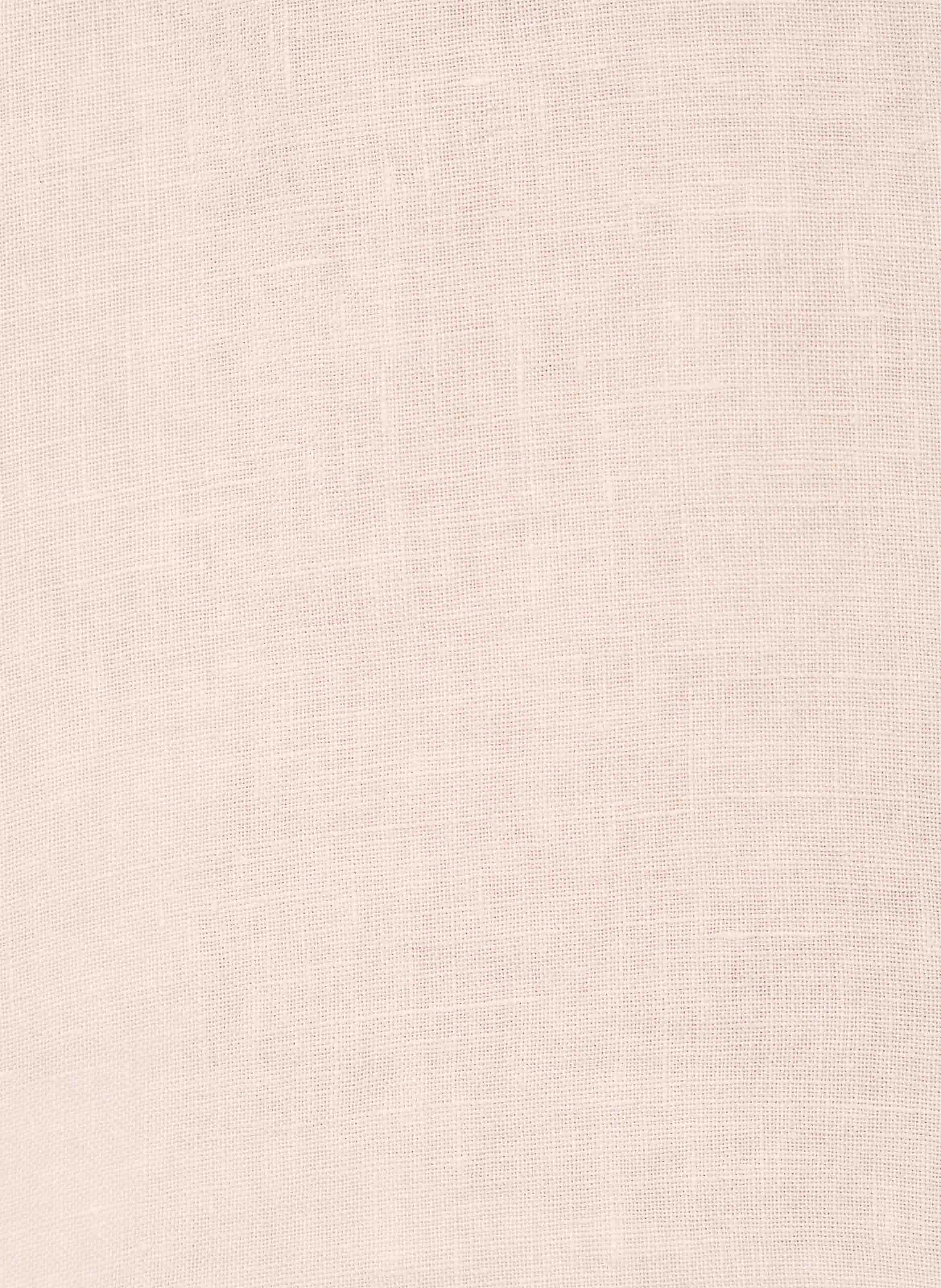 Oversized Boxy Shirt with Classic Collar in Linen HUMILITY Beige