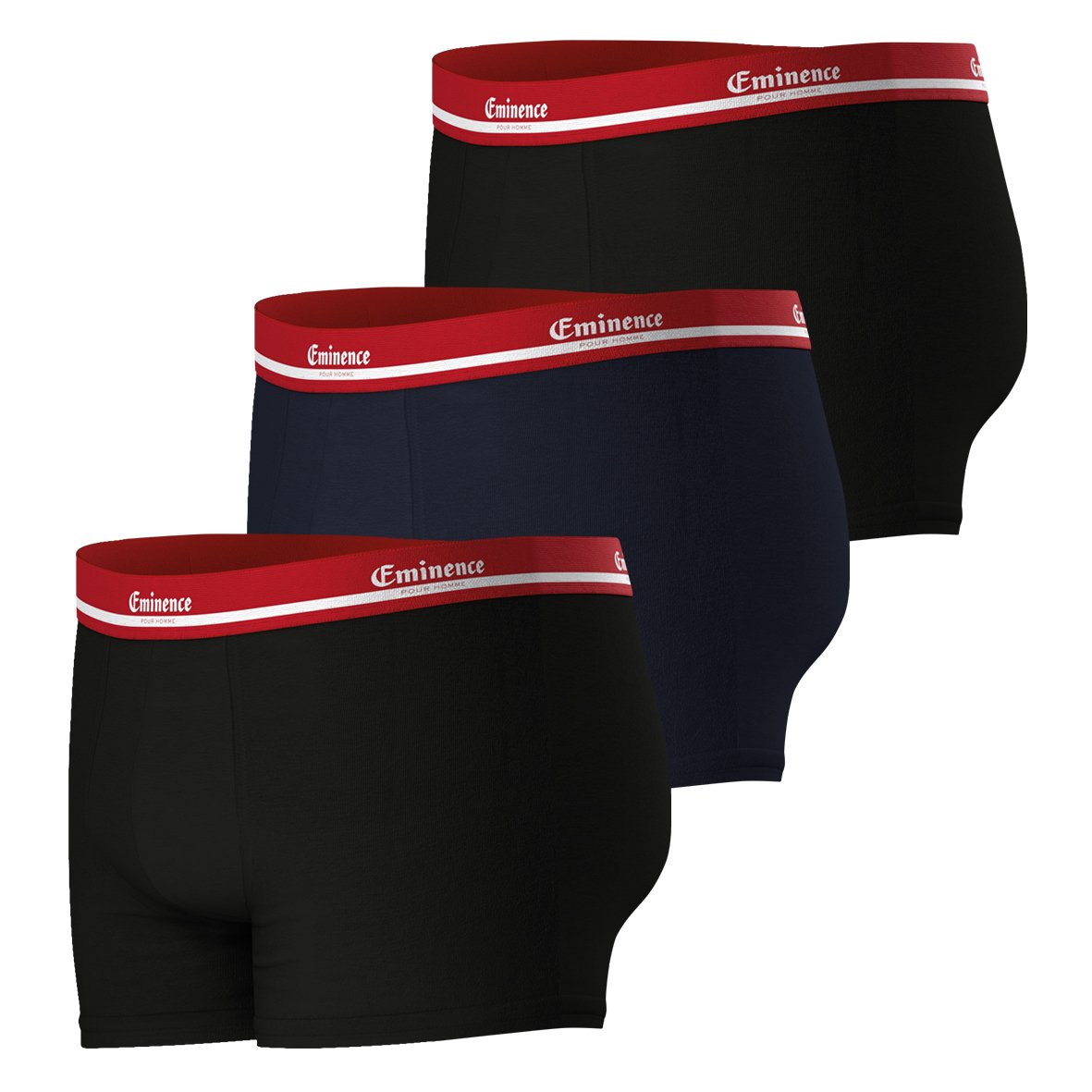 Lot de 3 boxers exclusivité web EMINENCE Noir