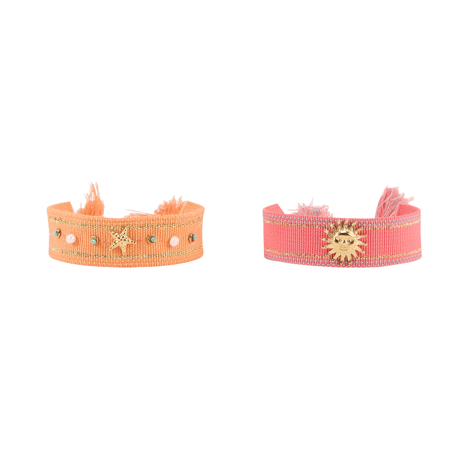 Textilarmband AU PRINTEMPS PARIS Rosa