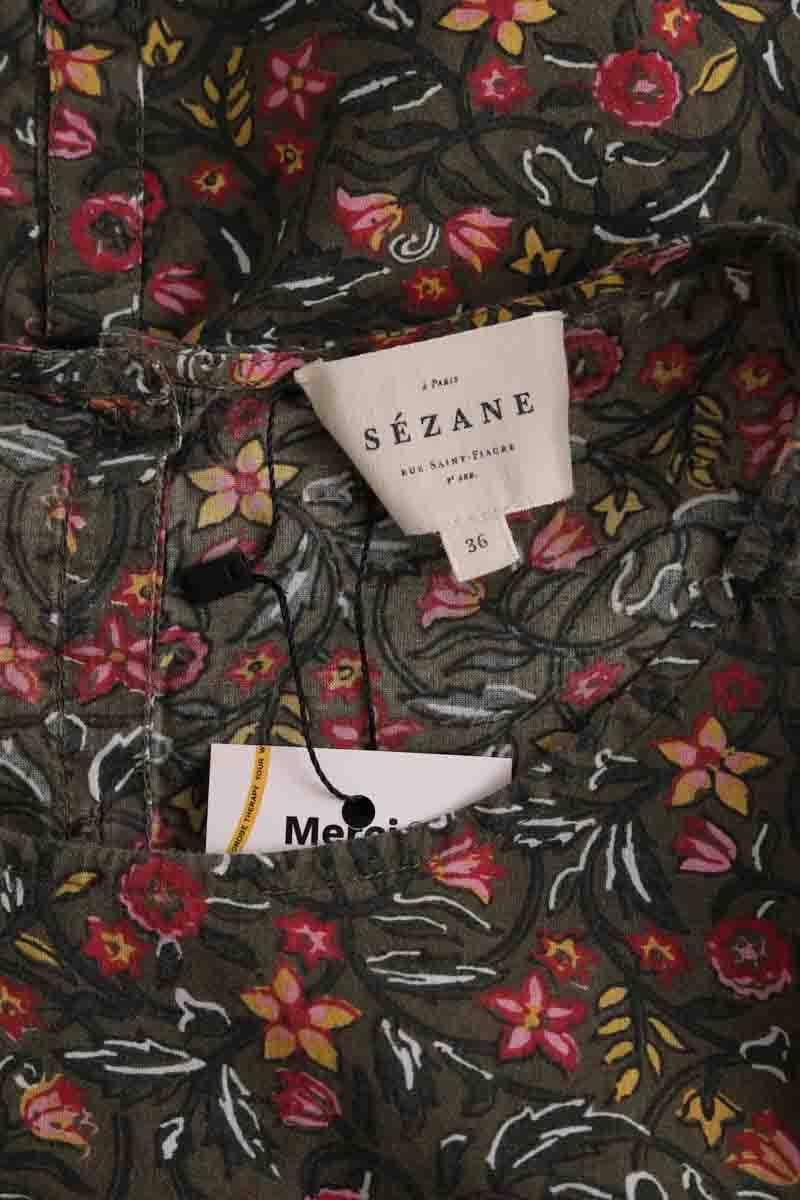 Top sans manche SEZANE - Seconde main Kaki