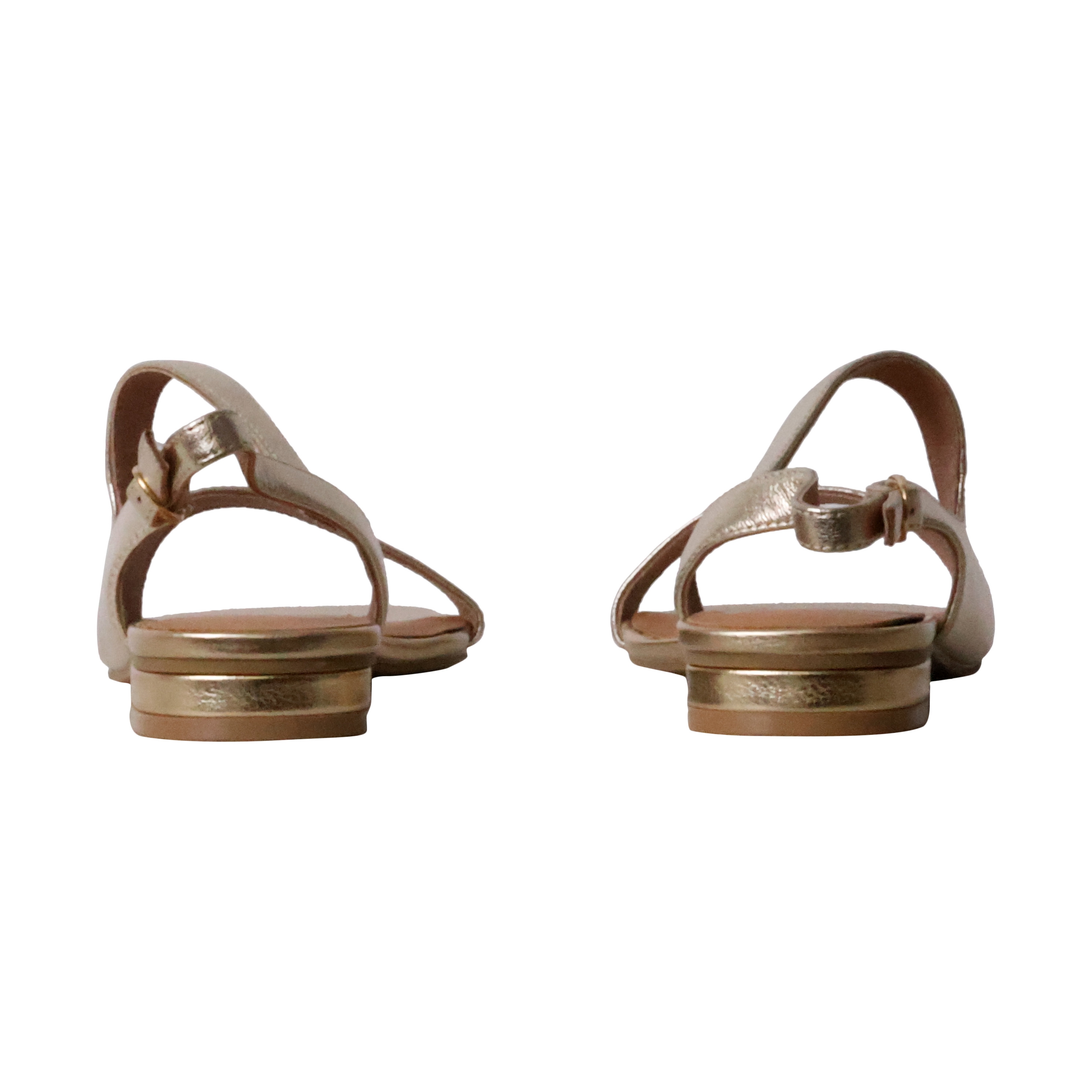 Ashley leather sandals EMILIE KARSTON Grey