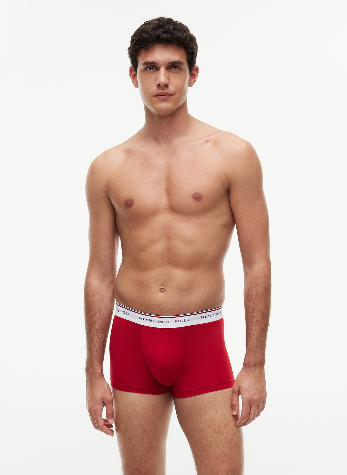 Setje met 3 boxershorts | katoenblend TOMMY HILFIGER Groen