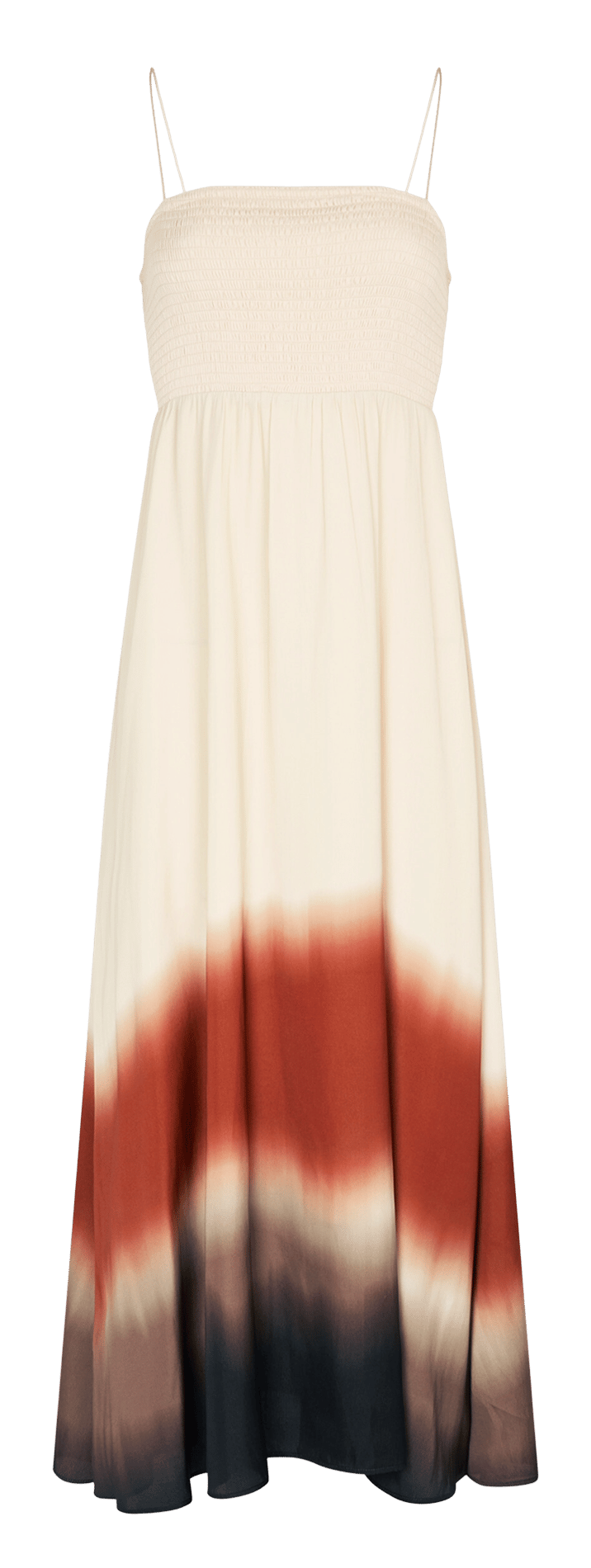 Straight Long Gradient Dress MORGAN Brown
