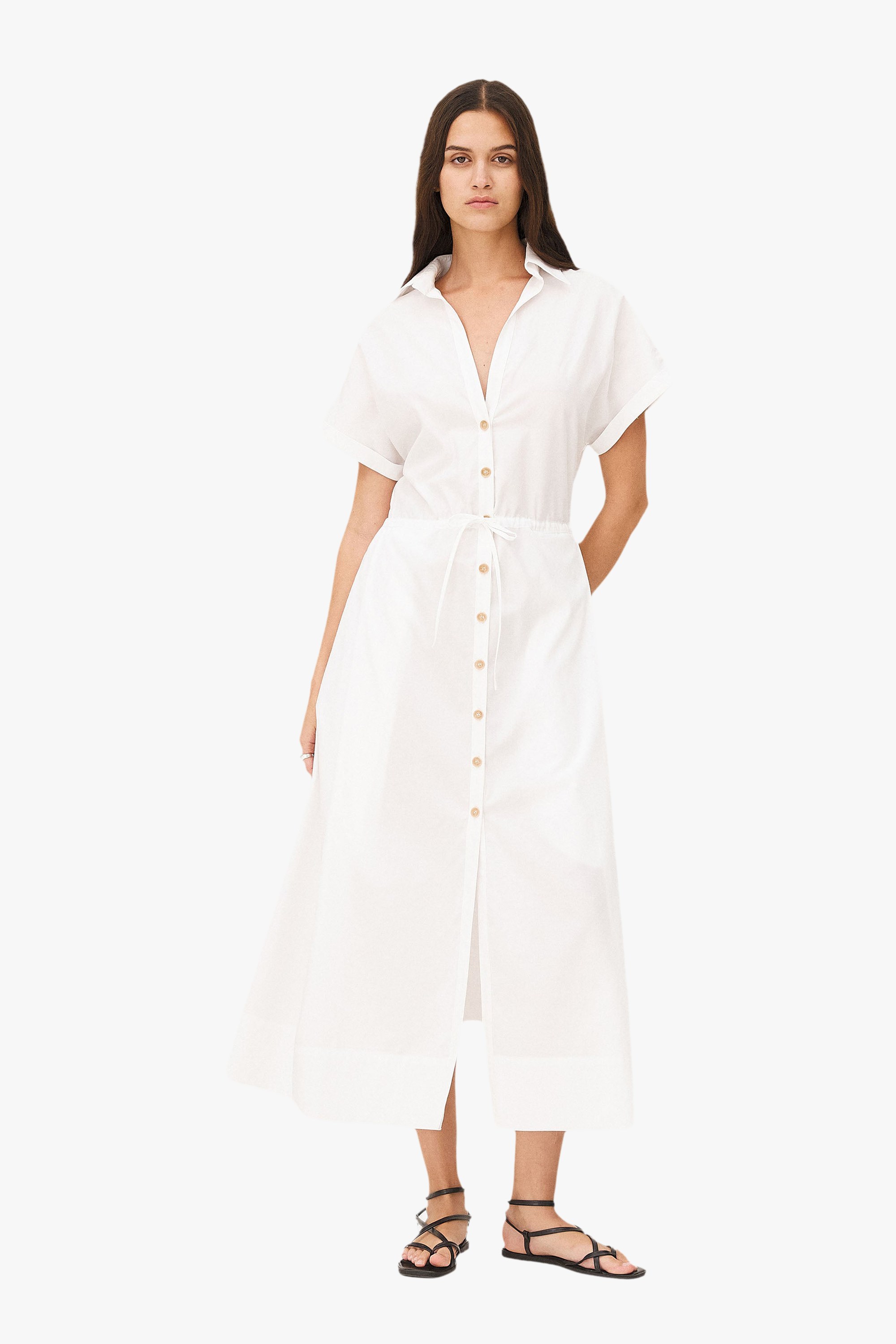 Shirt dress bryne Noyoco White
