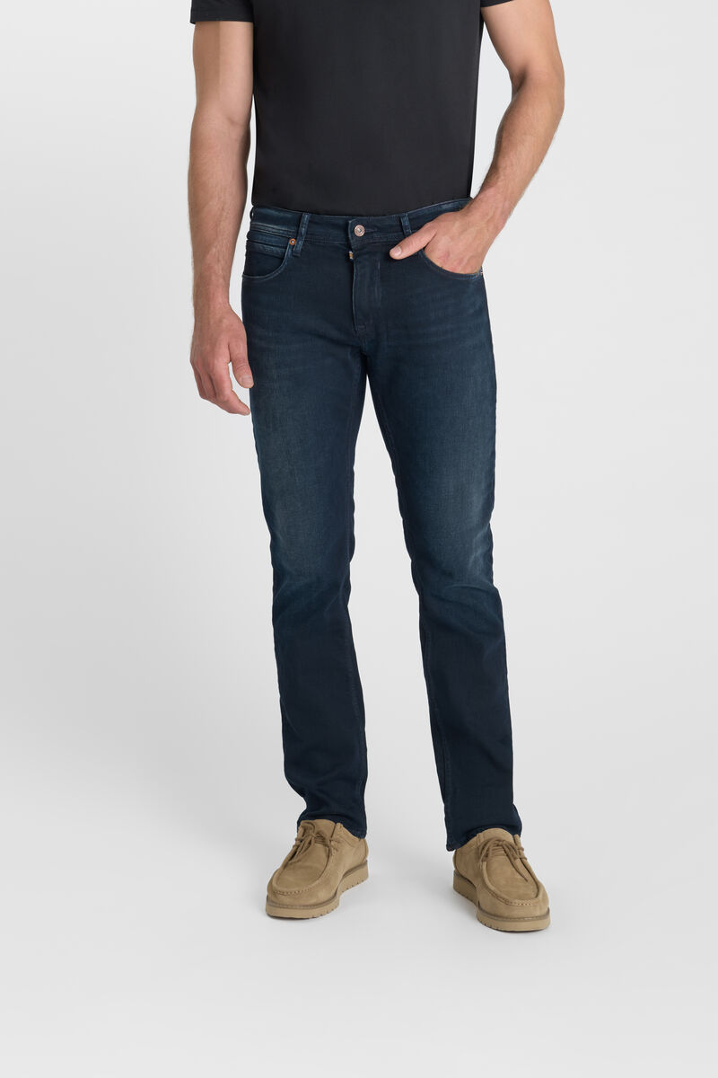 Straight leg jeans, length 34 LE TEMPS DES CERISES Blue