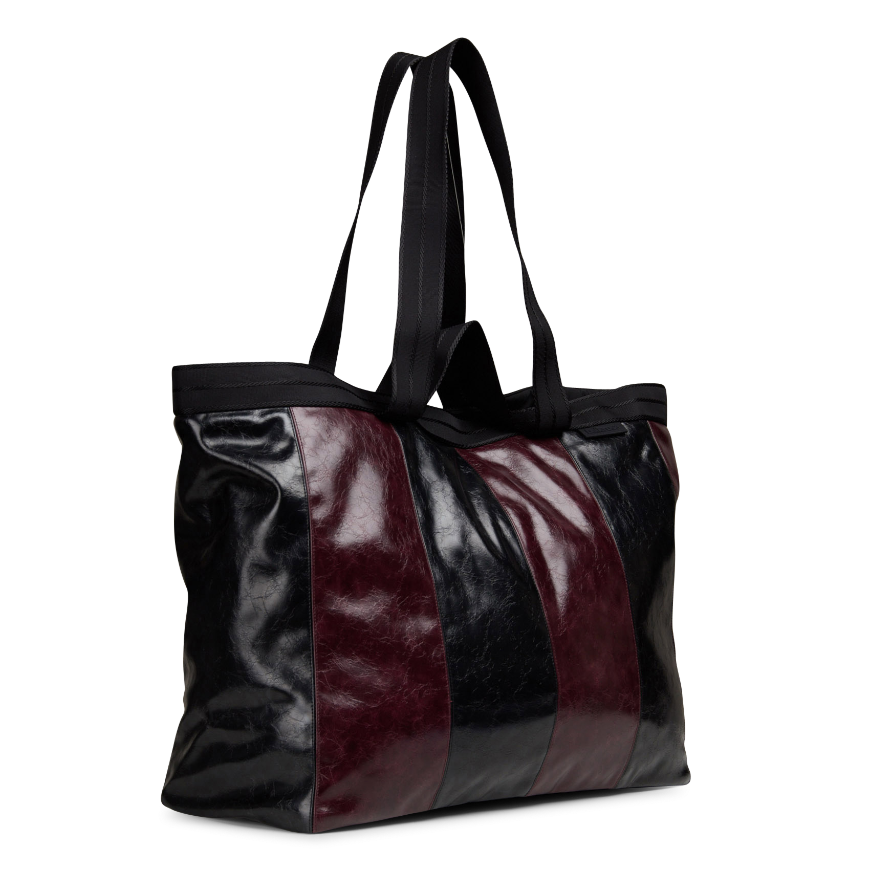 Faux leather shopping bag BELLEROSE Blue