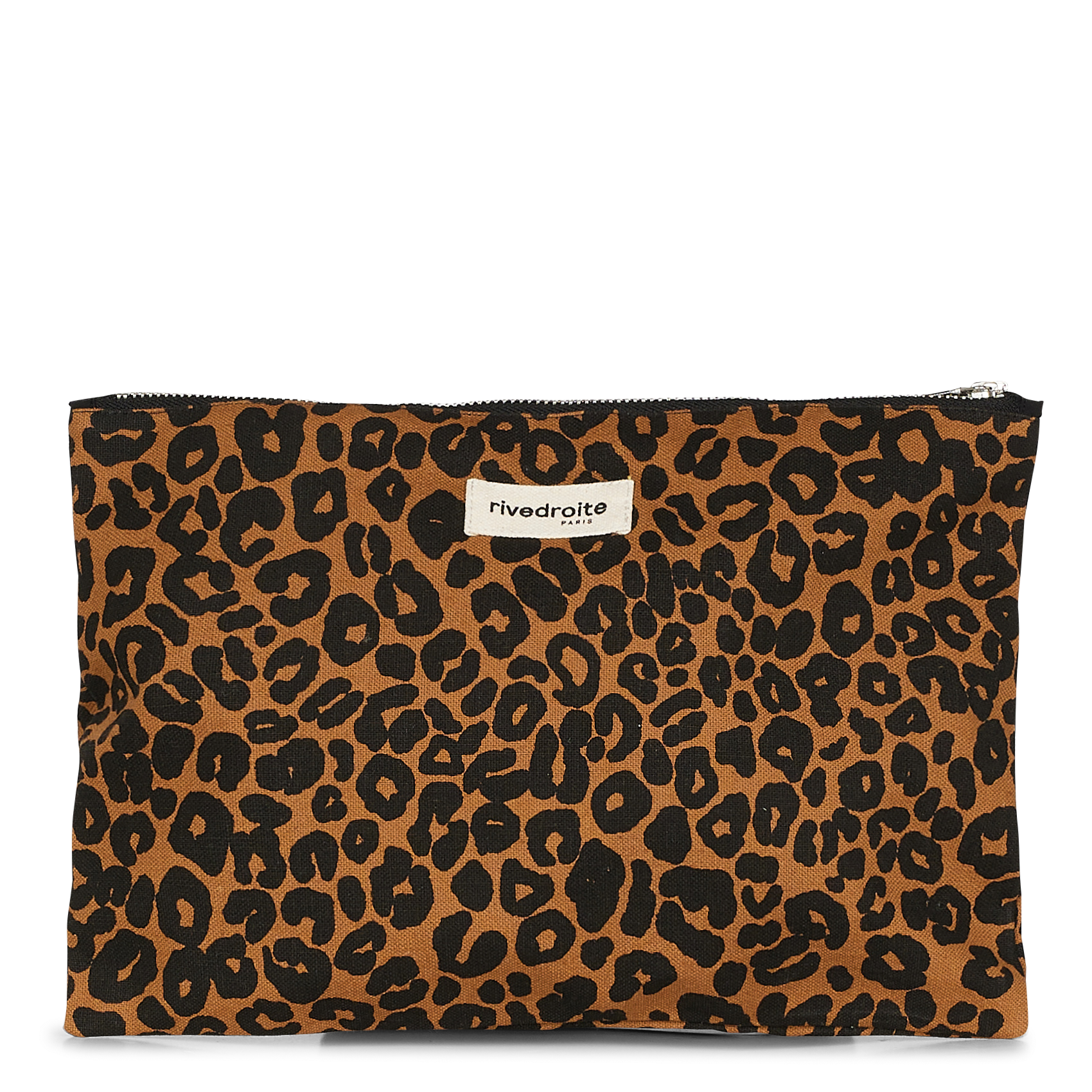 Dekorative Baumwoll-Clutch mit Print RIVEDROITE PARIS