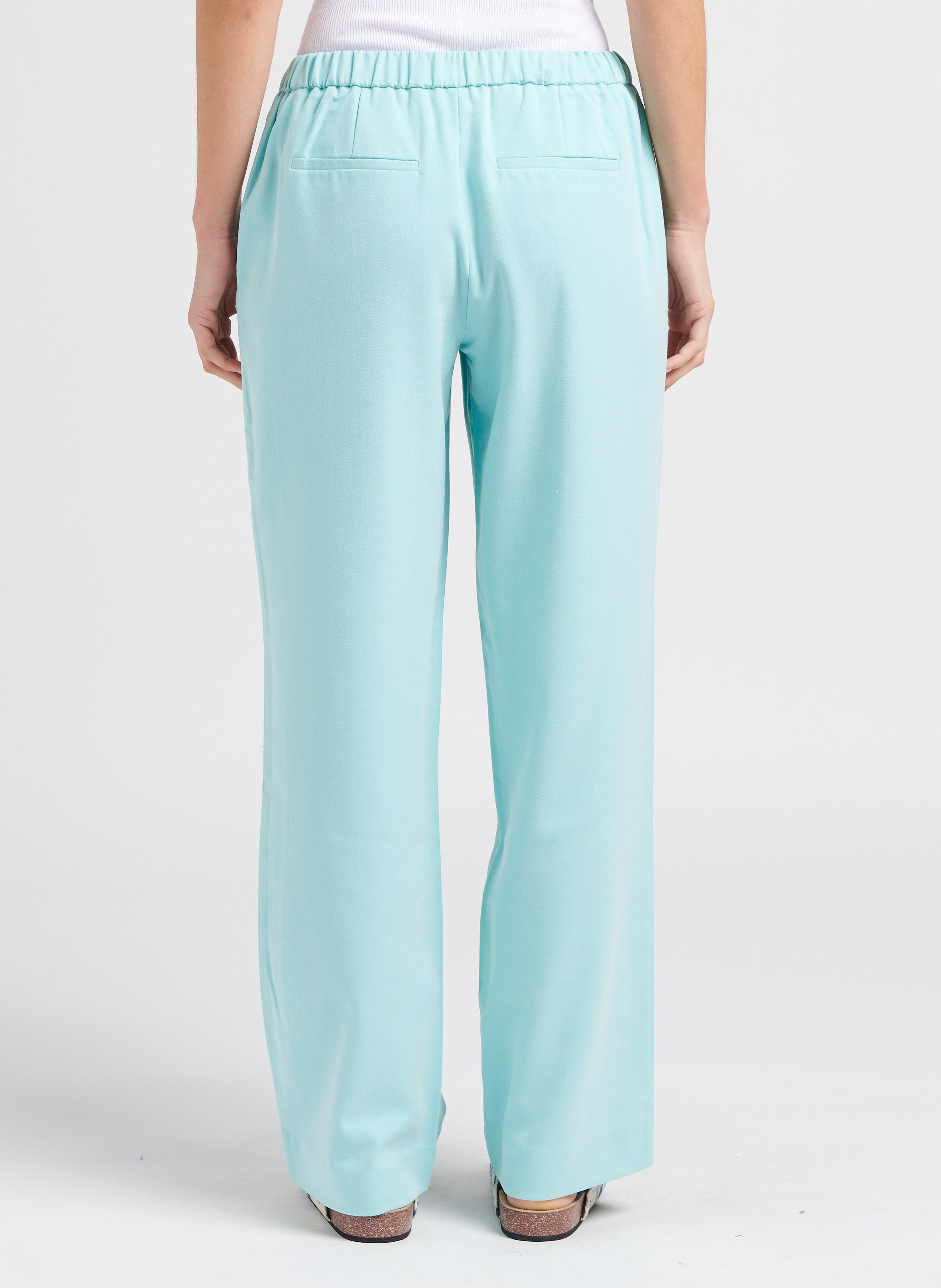 pantalon droit fluide MOSS COPENHAGEN Bleu