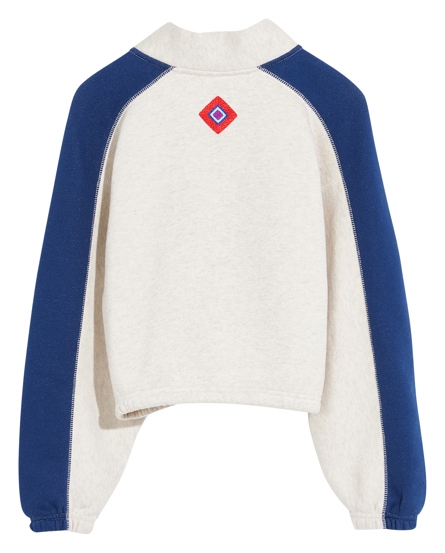 Round-neck cotton-blend sweatshirt BELLEROSE Beige