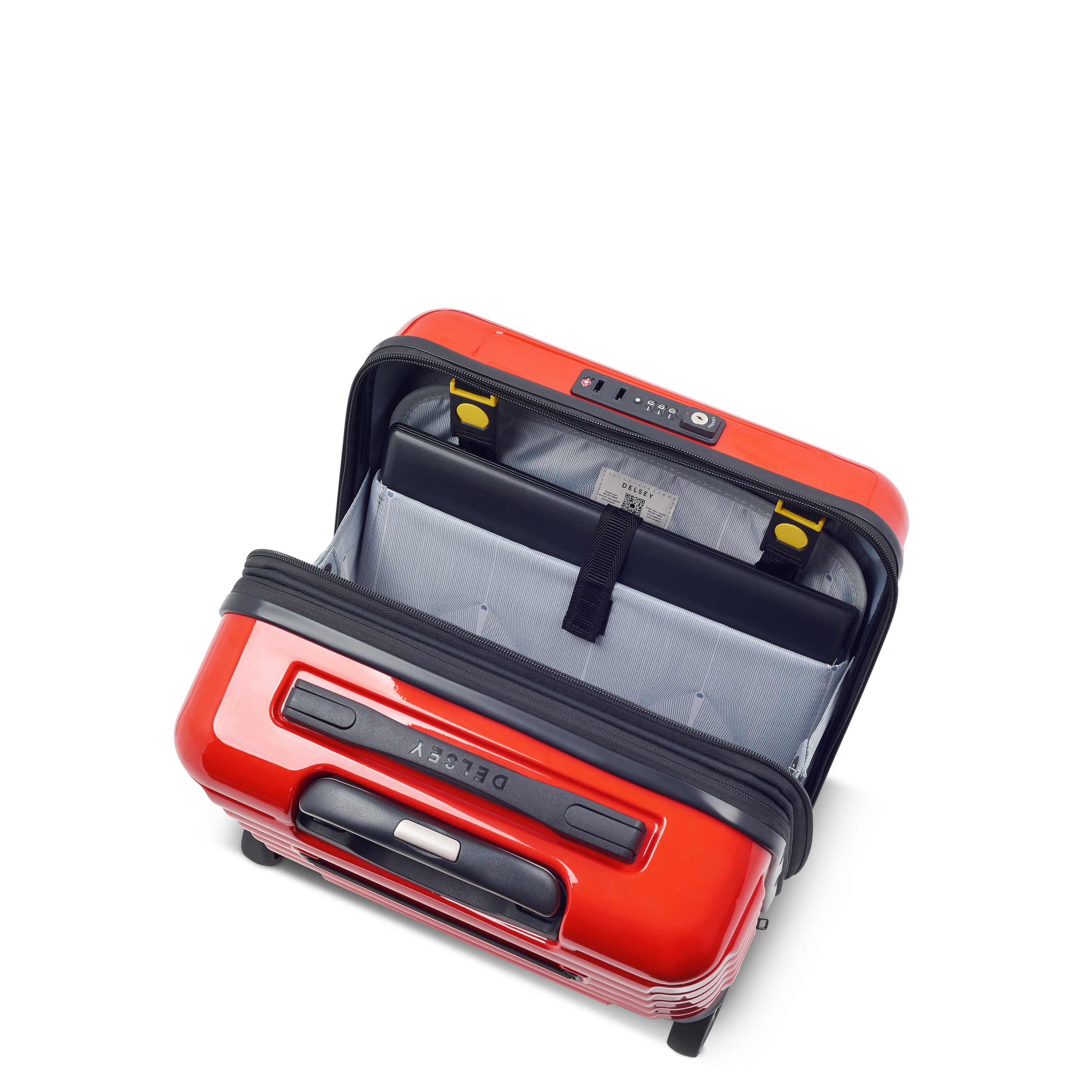 Stiff cabin boardcase DELSEY PARIS Red