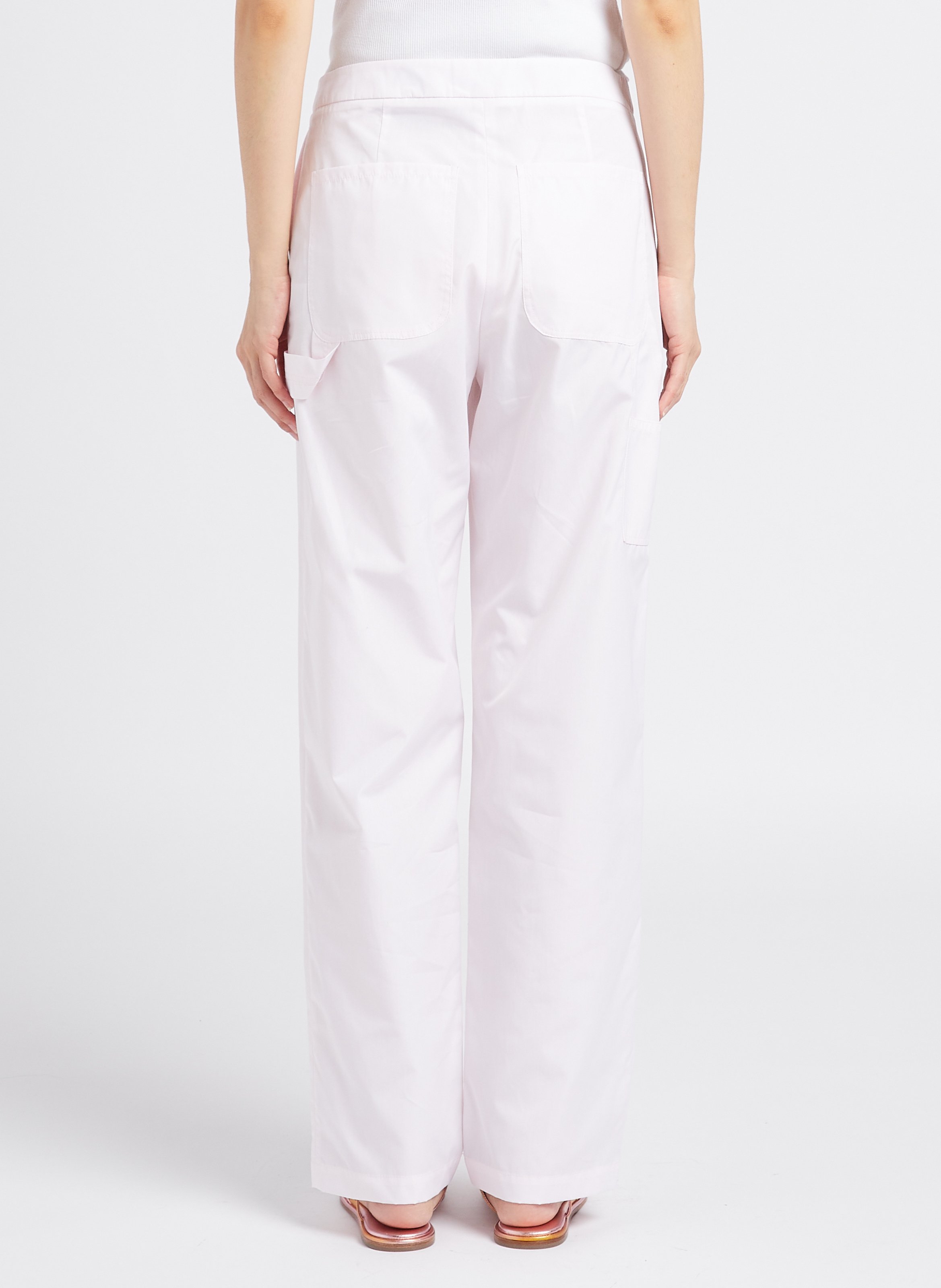 Pantalon droit en coton  PAUL AND JOE Rose