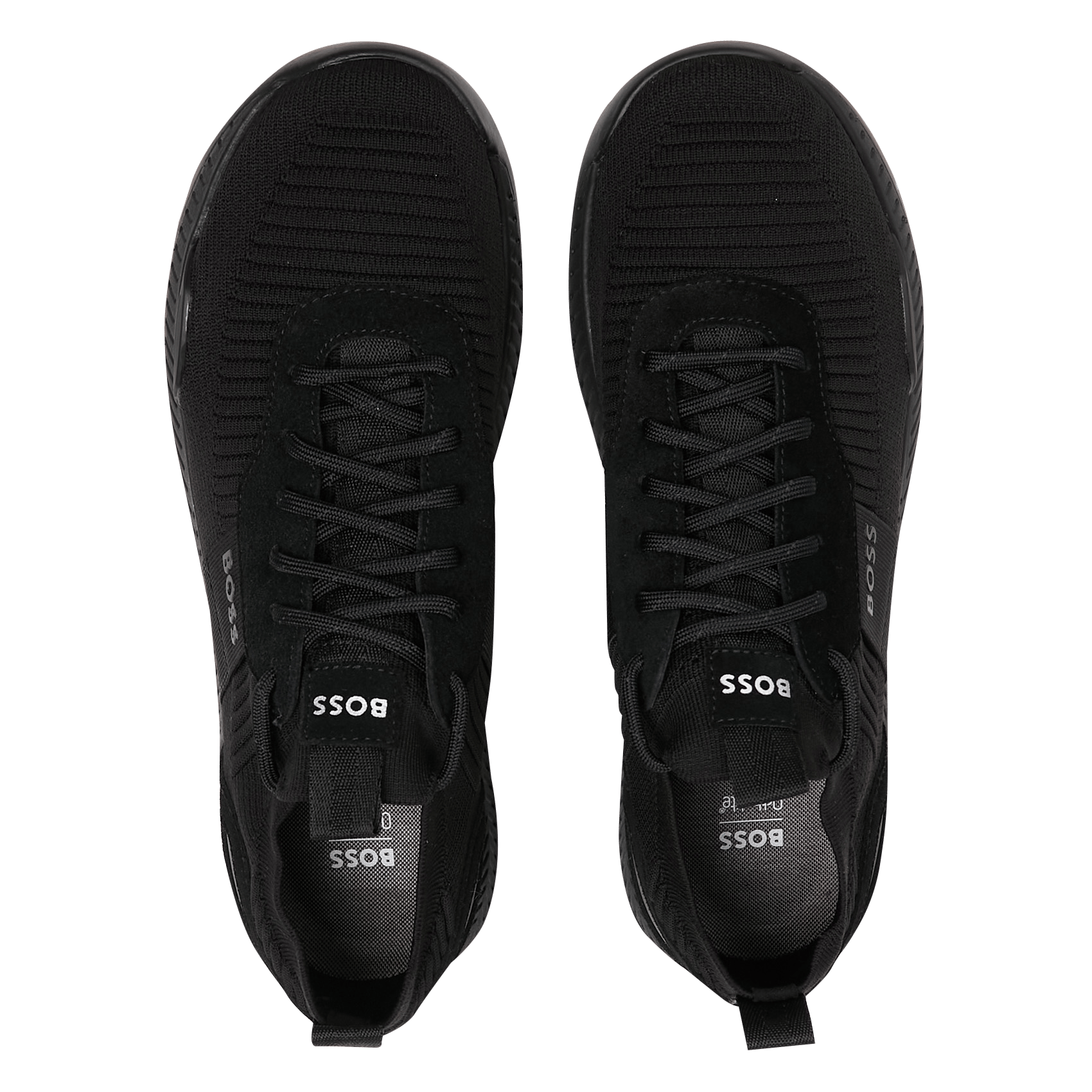 High-top sock-style trainers BOSS Black