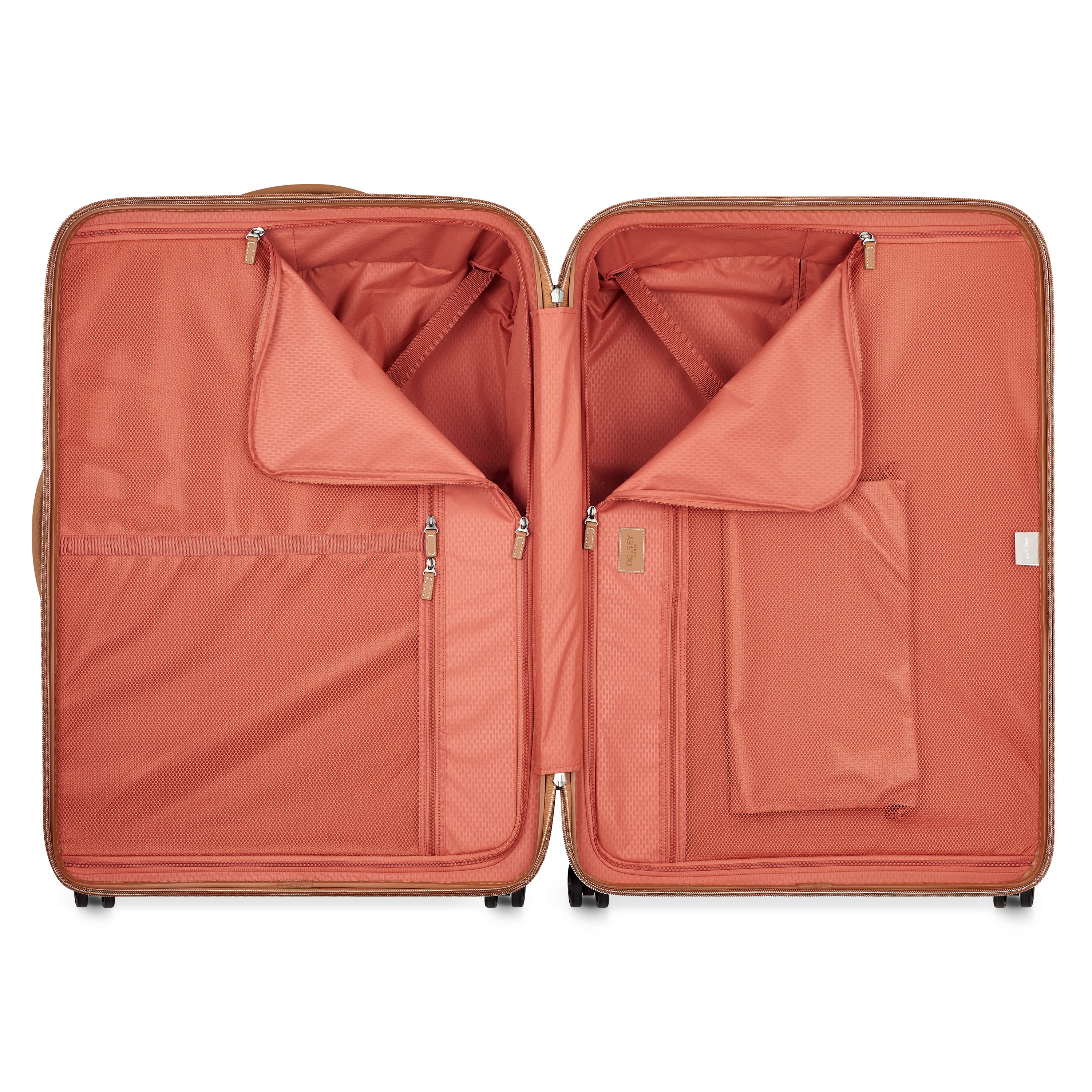 Rigid hold suitcase DELSEY PARIS Brown