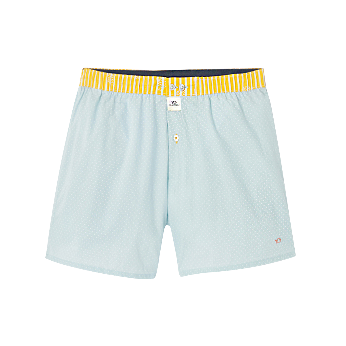 Organic cotton boxer shorts BILLYBELT Blue