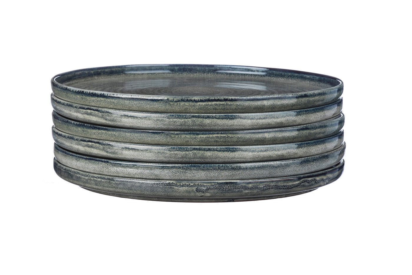 Zen plate ø28cm - 6 pieces - natural BJORN Grey